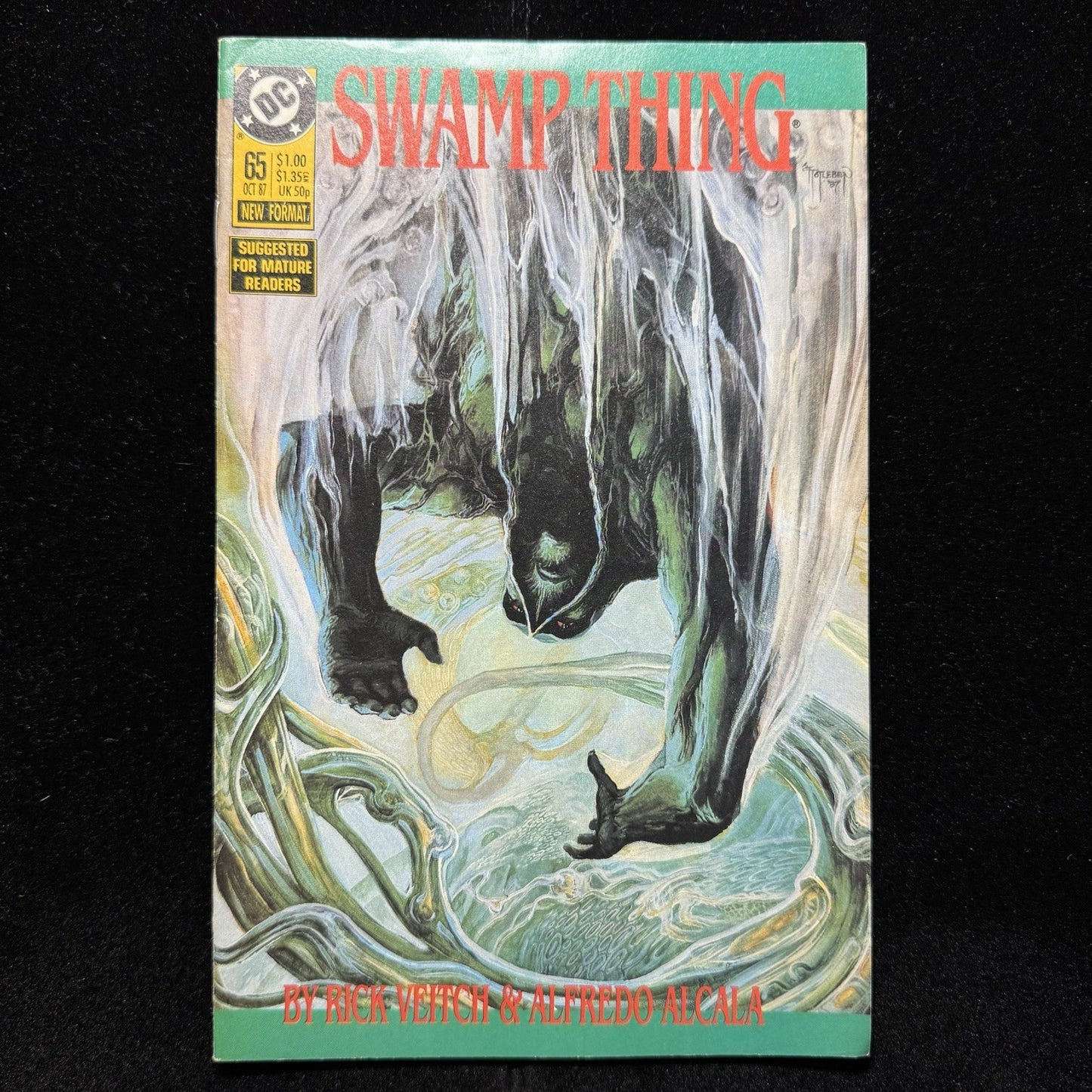 Saga Of the Swamp Thing 65 - 1st App Of Sprout - Copper Age Dc Comics 1987
