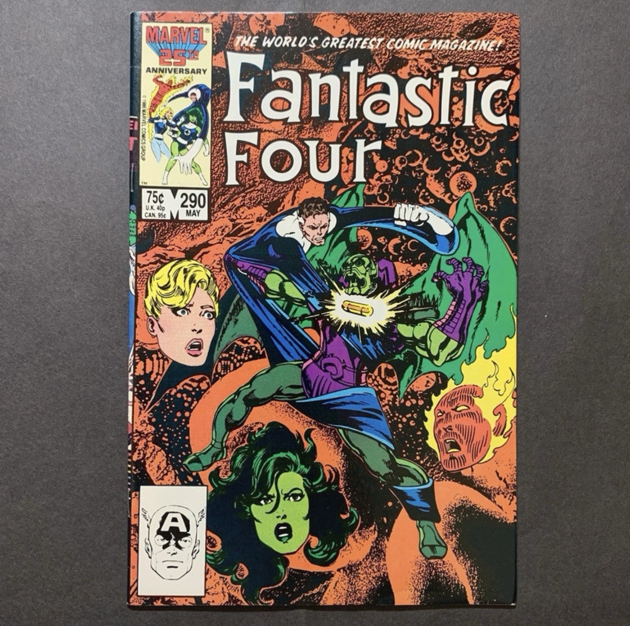 Fantastic Four 290/ copper age marvel comics 1986