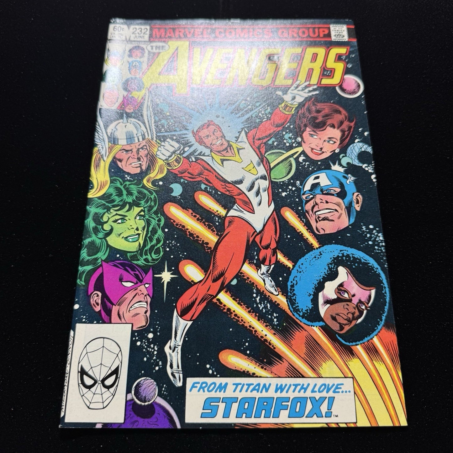 Avengers 232 - Eros Is Renamed Starfox - Bronze Age Marvel Comics 1983