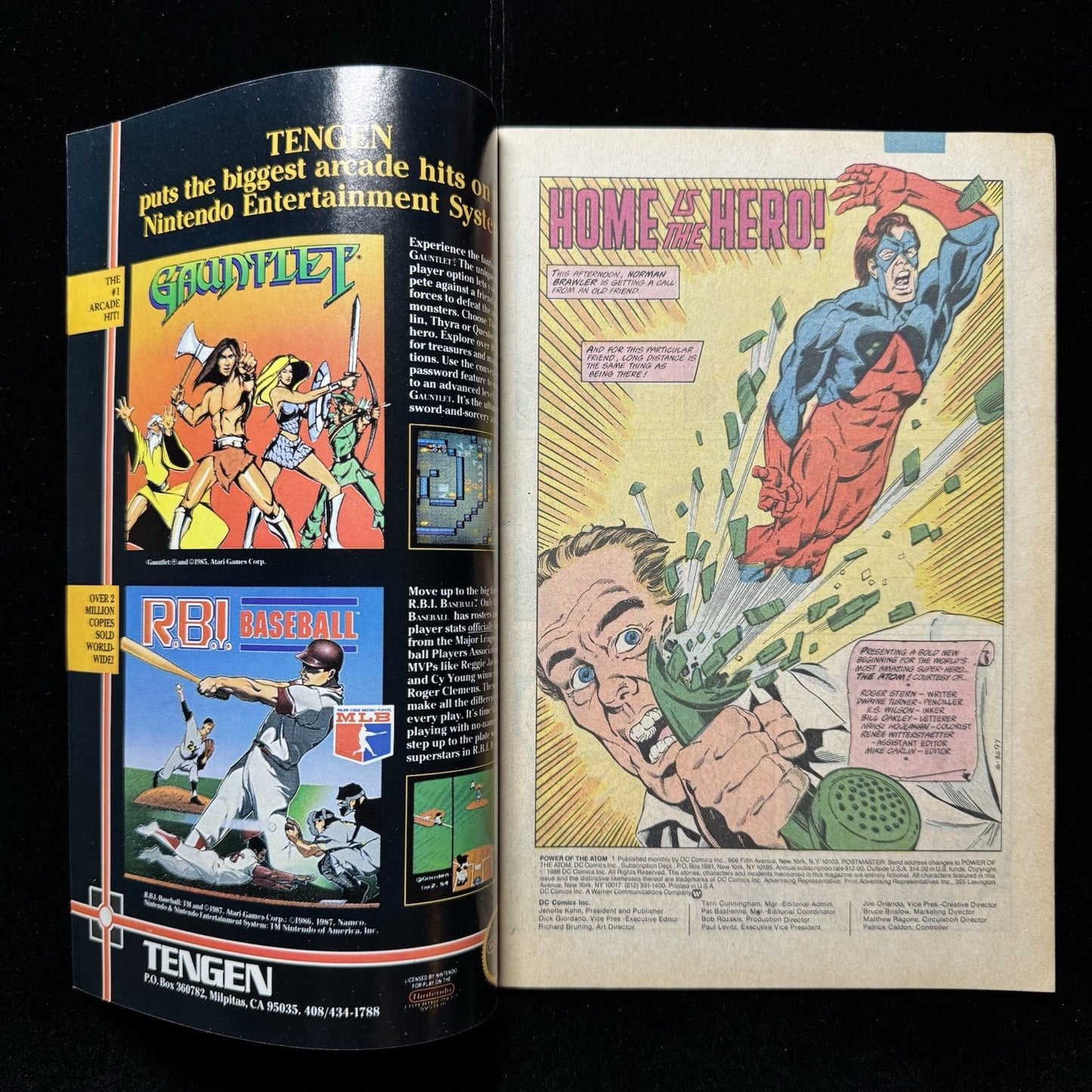 Power Of The Atom 1 - Copper Age Dc Comics 1988
