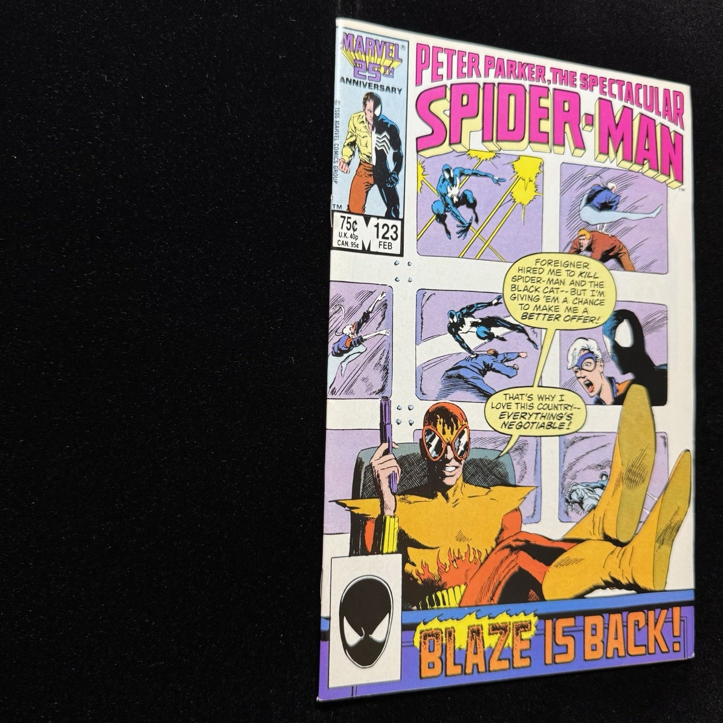 Spectacular Spider-Man 123 - Copper Age Marvel Comics 1987