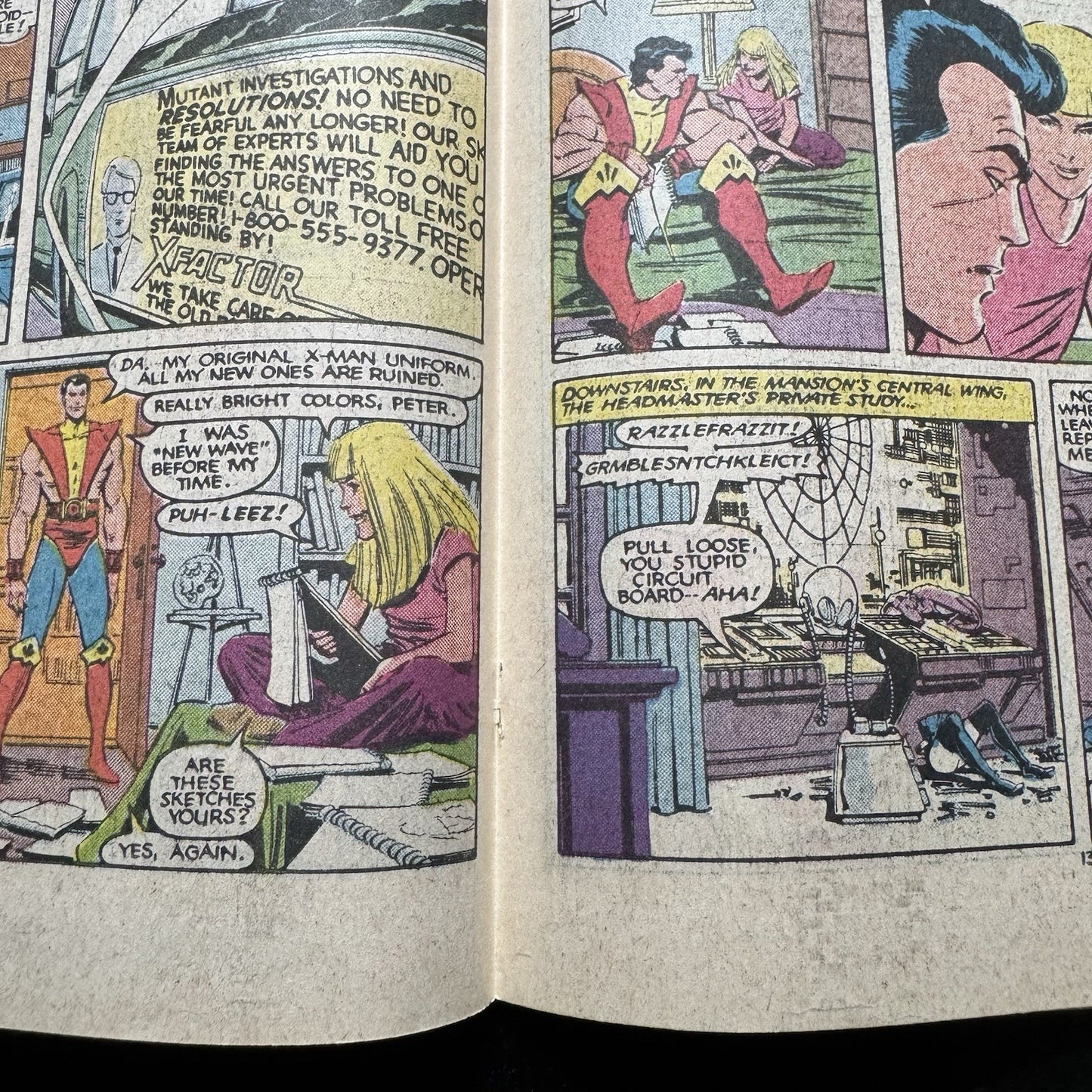 Uncanny X-Men 210 - 1st Cameo Appearance Of Marauders - Copper Age Comics  1986
