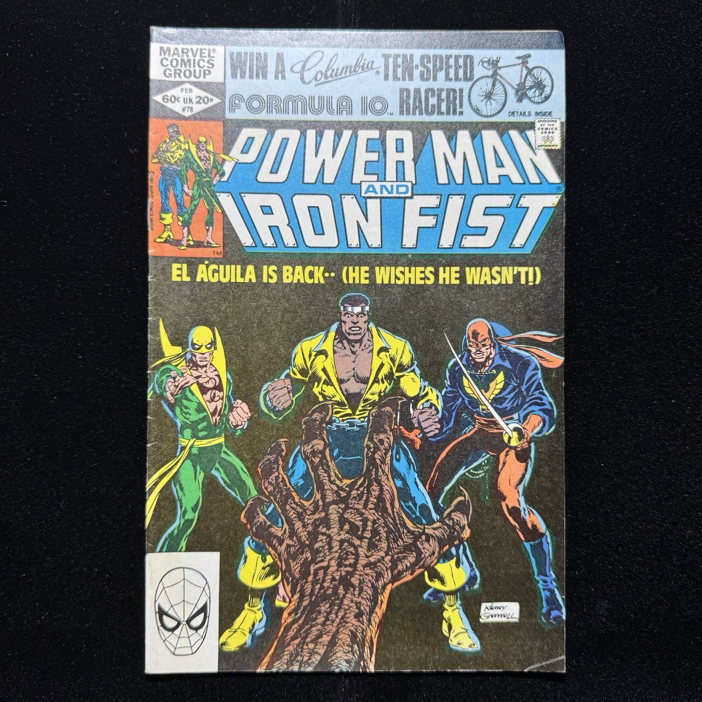 Power Man And Iron Fist 78 - 3rd App Of Sabretooth - Bronze age Marvel 1982