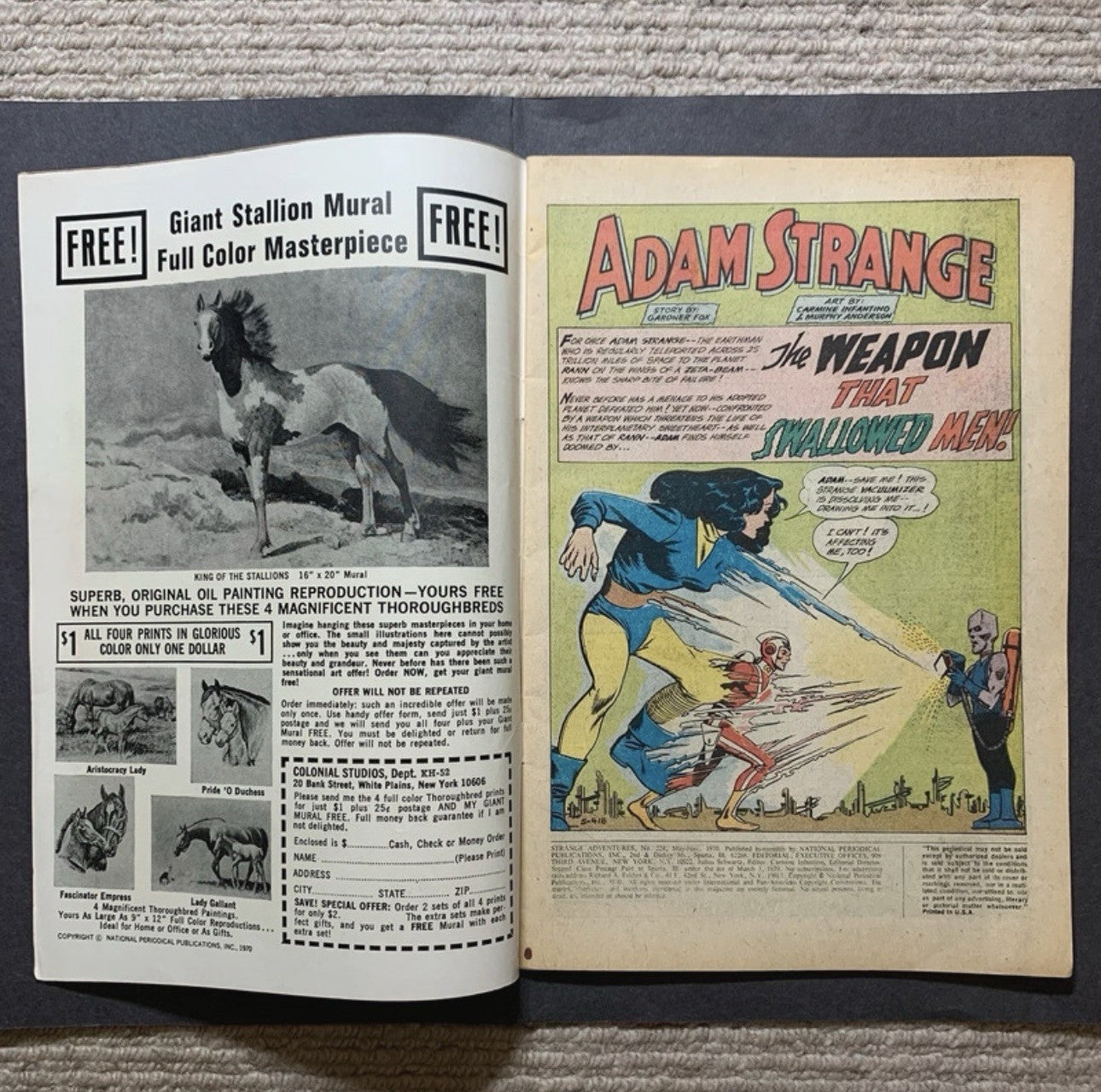 Strange Adventures 224 - Bronze Age Dc Comics 1970