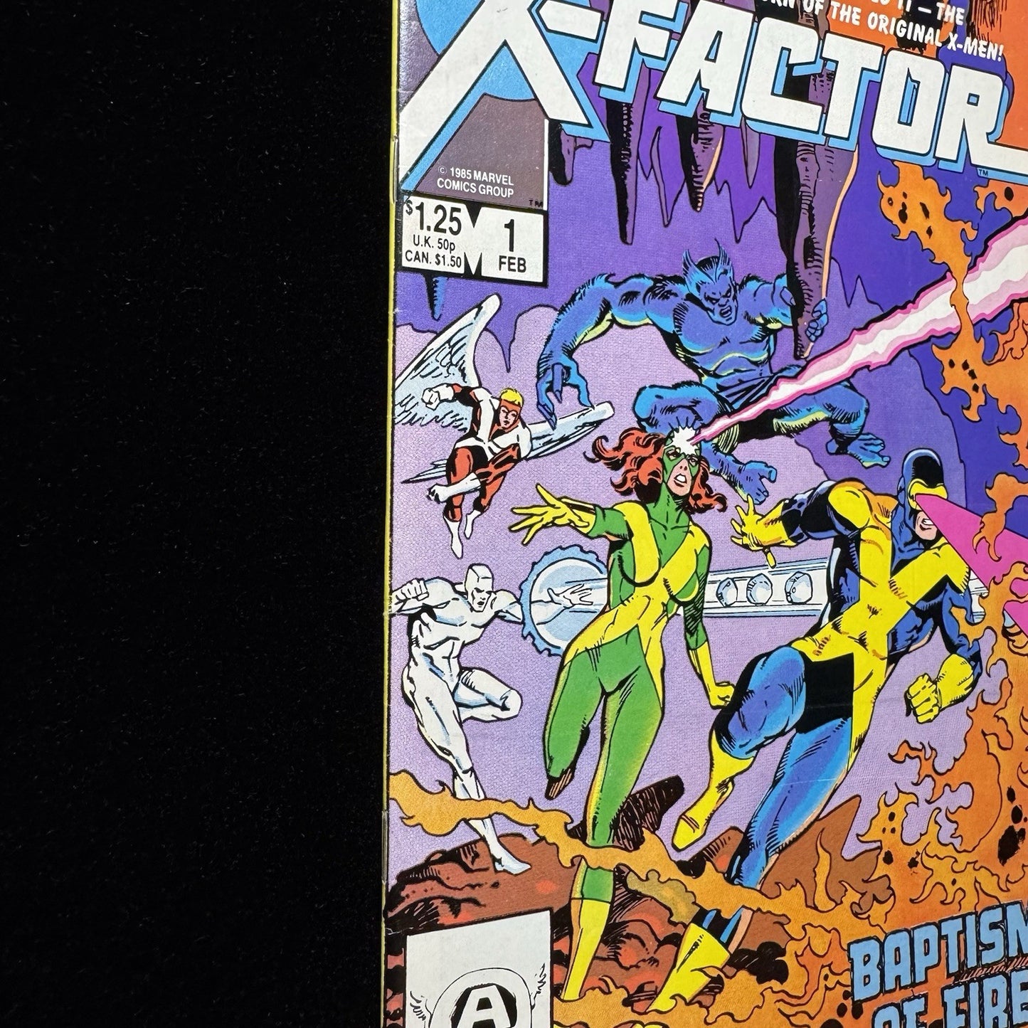 X-Factor 1 - 1st Appearance Of X-Factor - Copper Age Marvel Comics 1986