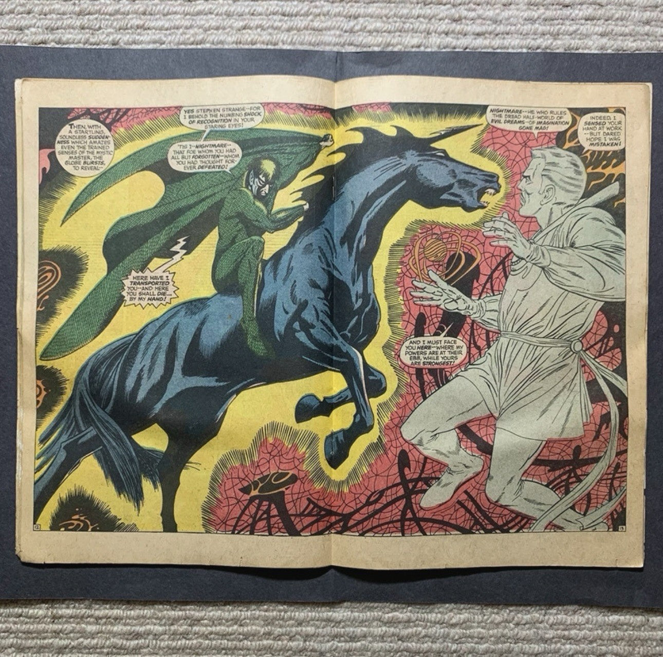 Doctor Strange 170/ 1st Cover App Of Nightmare - Silver Age Marvel Comics 1968