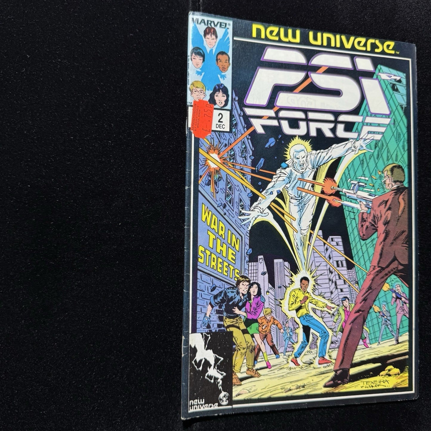 PSI Force 2 - Copper Age Marvel Comics 1986