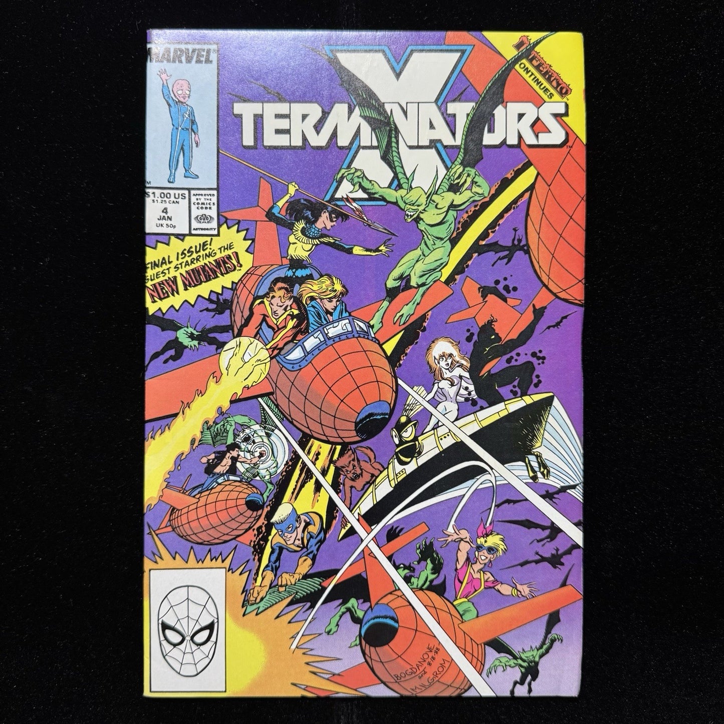 X-Terminators 4 - Copper Age Marvel Comics 1989