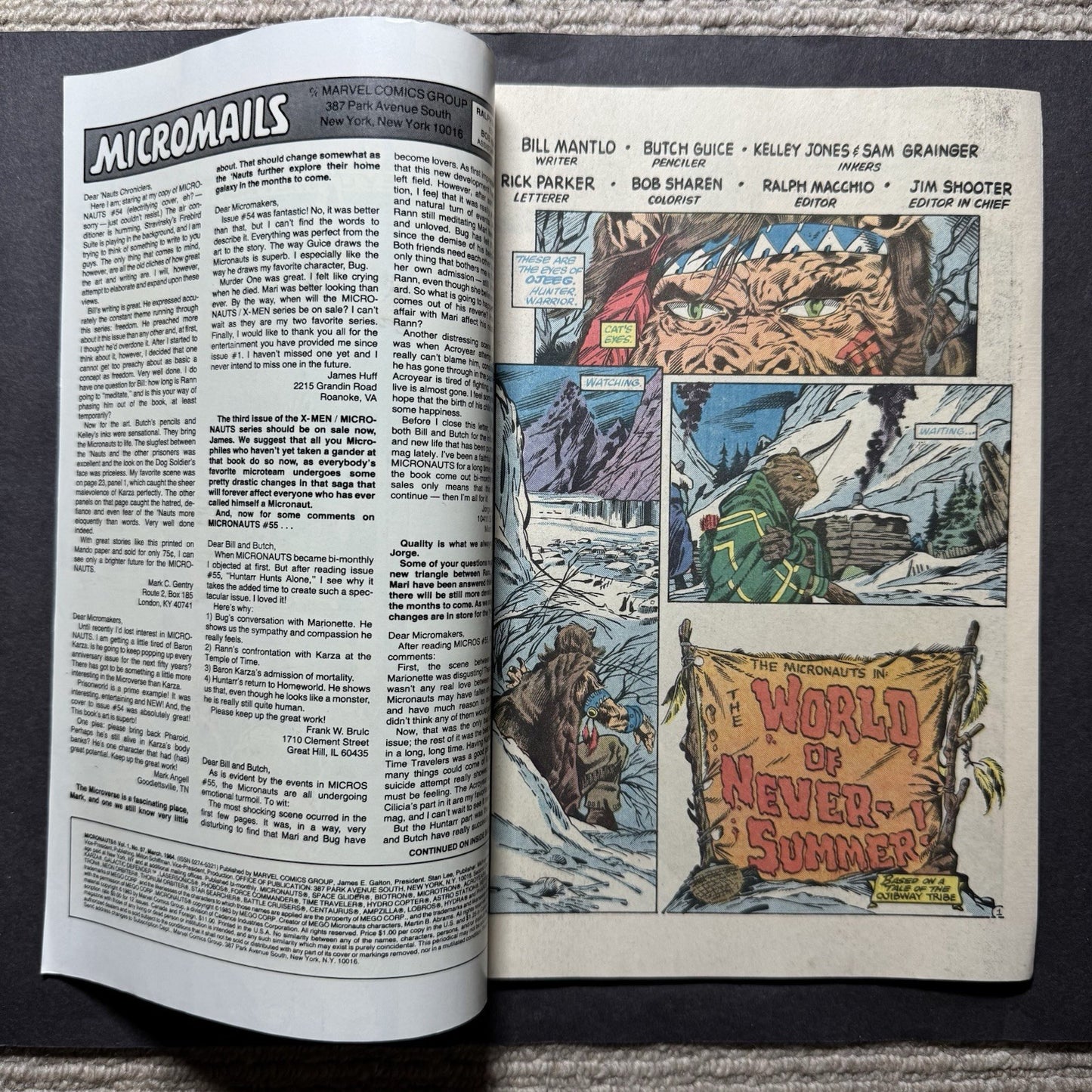 Micronauts 57 - Copper Age Marvel Comics 1984