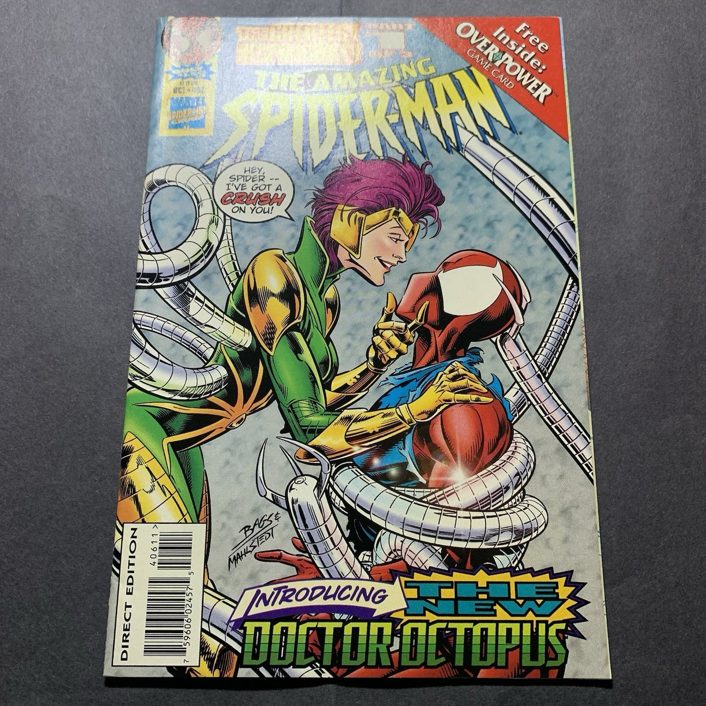 Amazing Spider-Man 406 + Trading Cards/ Modern Age Marvel Comics 1995