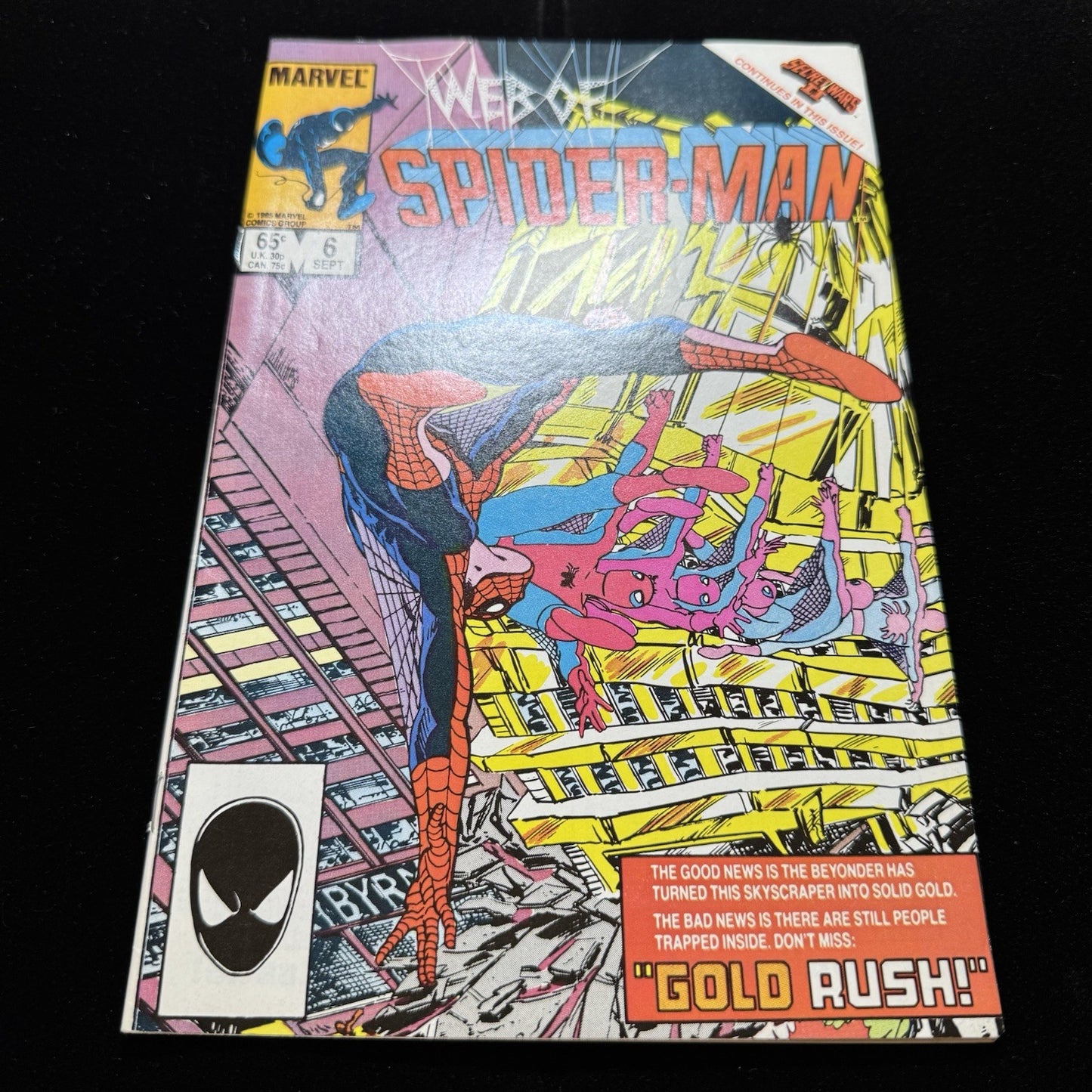 Web Of Spider-Man 6 - Copper Age Marvel Comics 1985