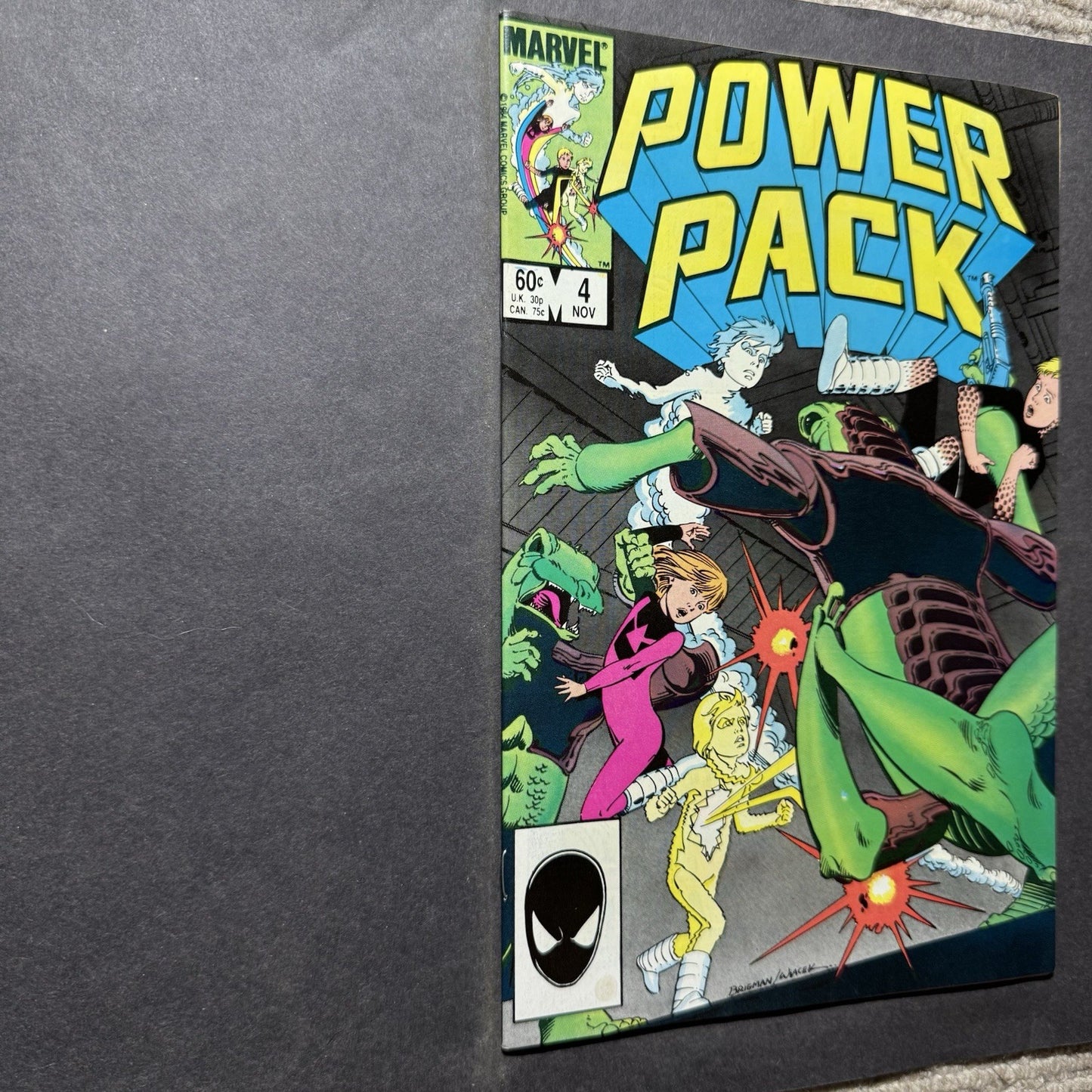 Power Pack 4 - Copper Age Marvel Comics 1984
