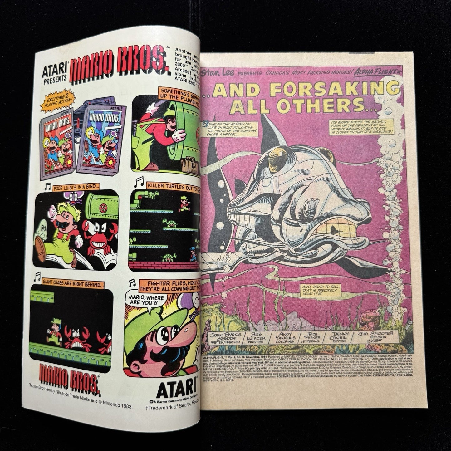 Alpha Flight 16 - Copper Age Marvel Comics 1984