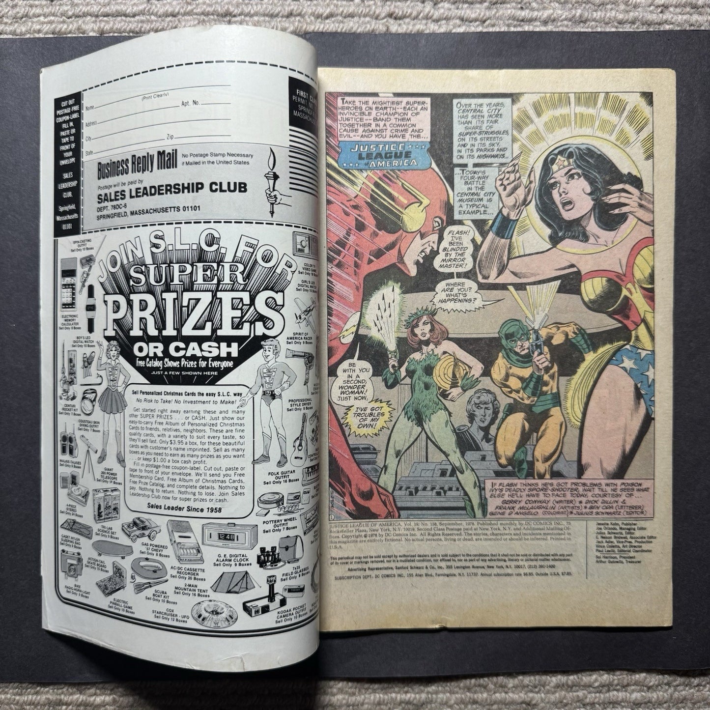 Justice League 158 - Bronze Age Dc Comics 1978
