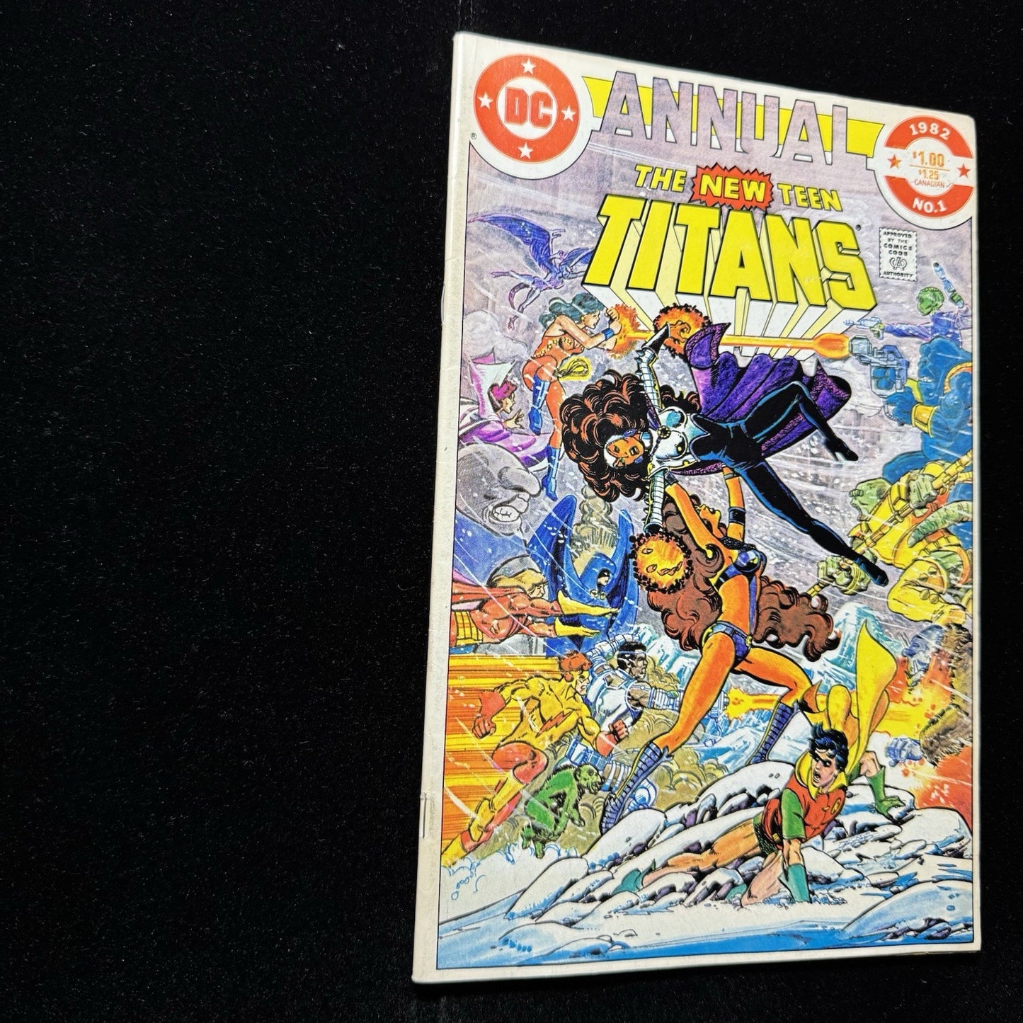 New Teen Titans Annual 1 - Bronze Age Dc Comics 1982