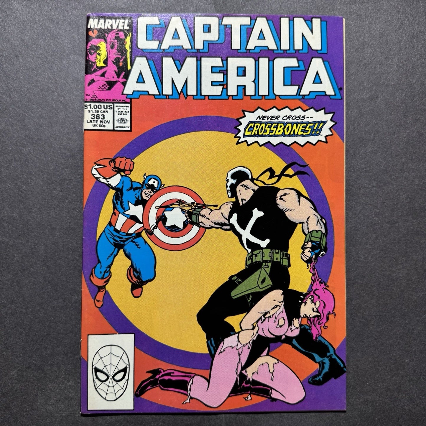 Captain America 363 - Copper Age Marvel Comics 1989