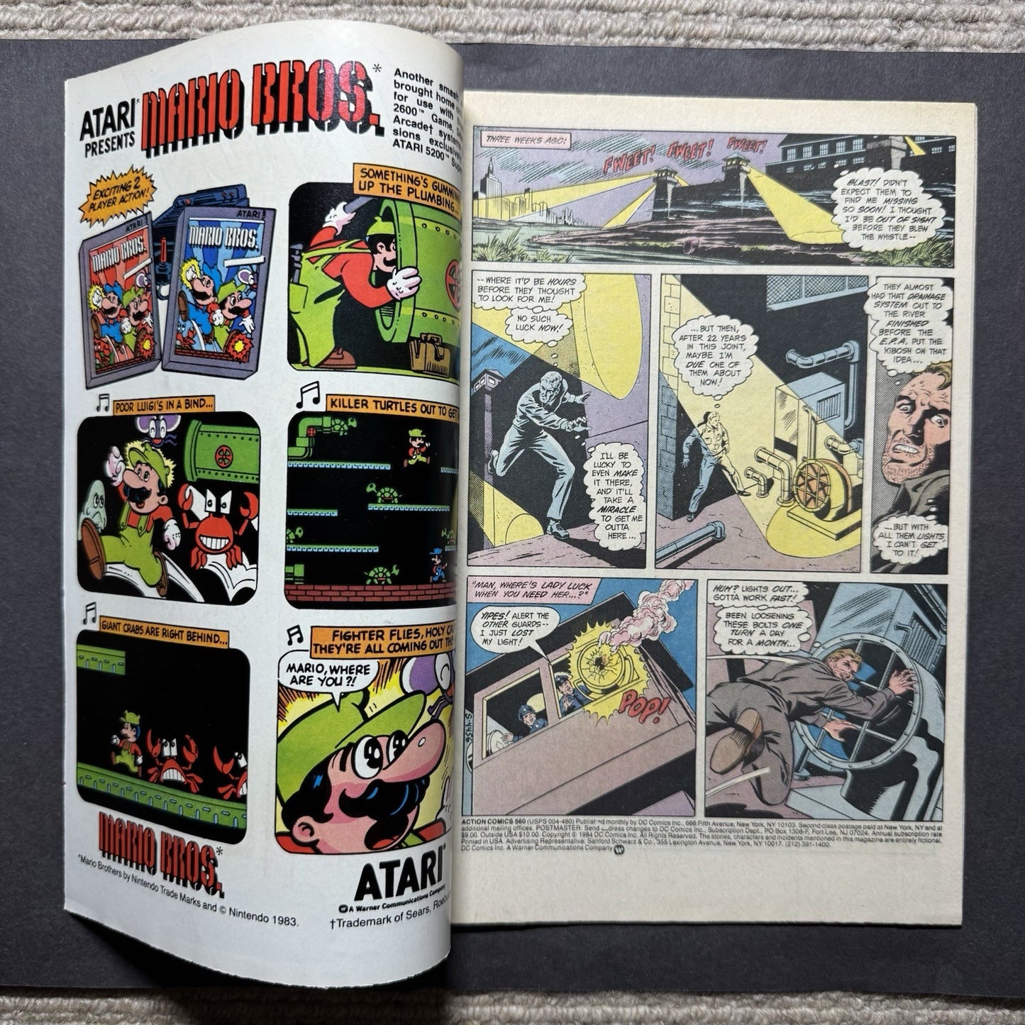 Action Comics 560 - Copper Age Dc Comics 1984
