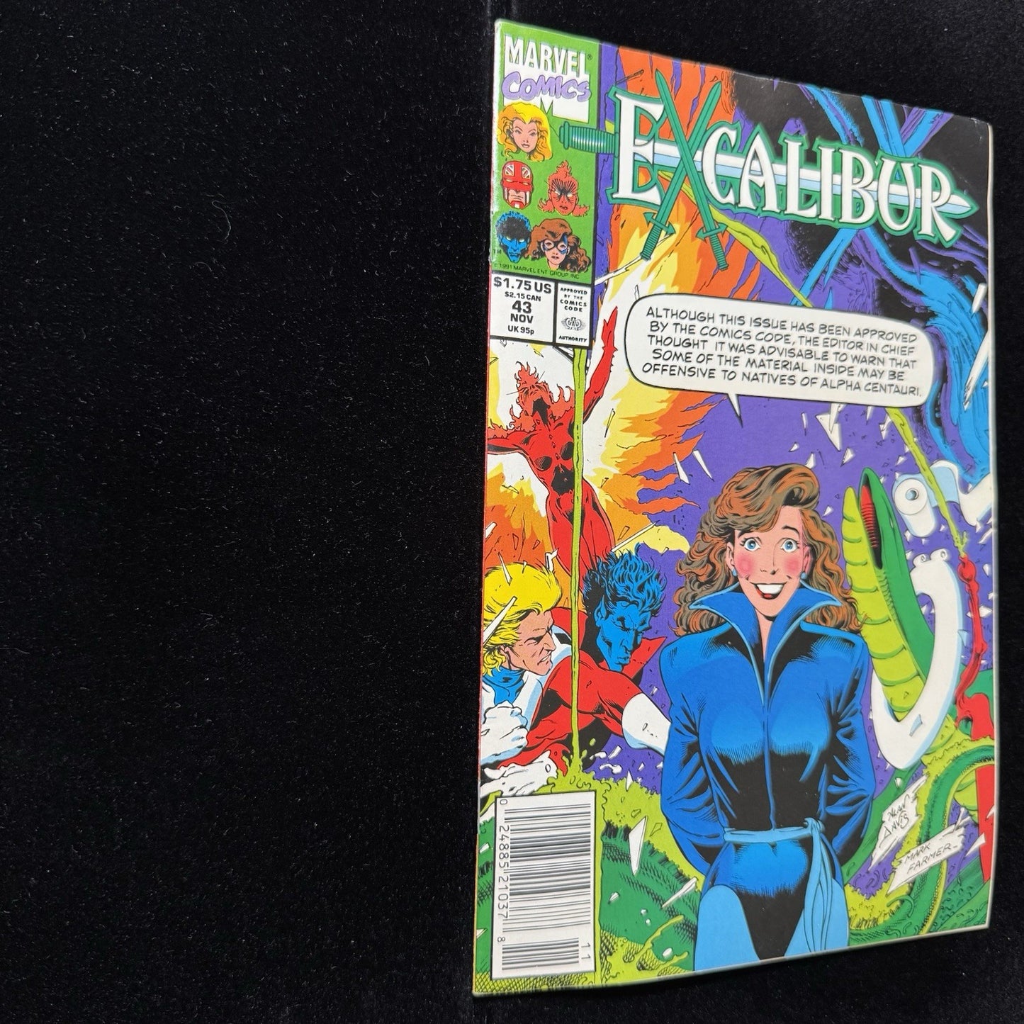 Excalibur 43 - Copper Age Marvel Comics 1991