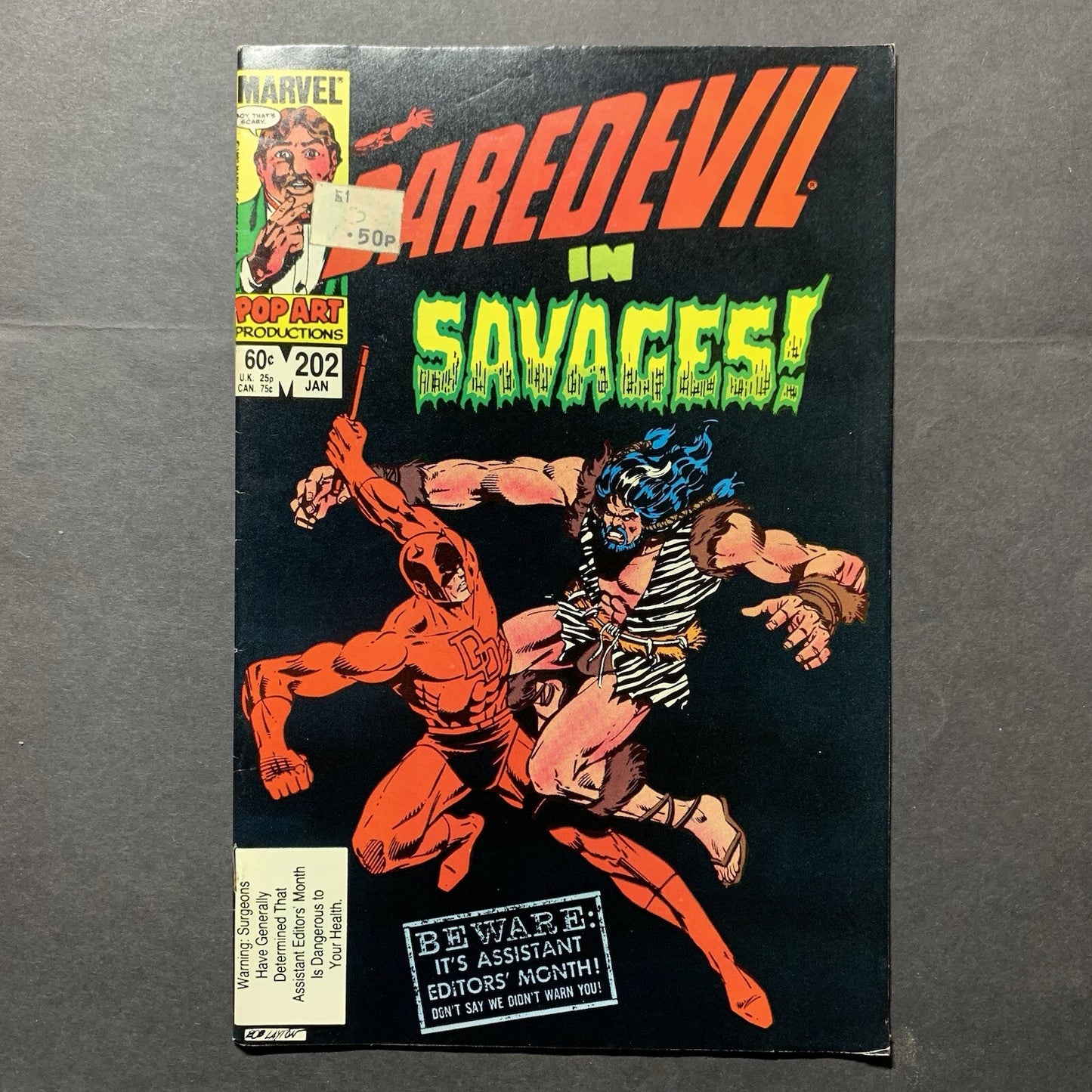Daredevil 202/ Copper Ave Marvel Comics 1984