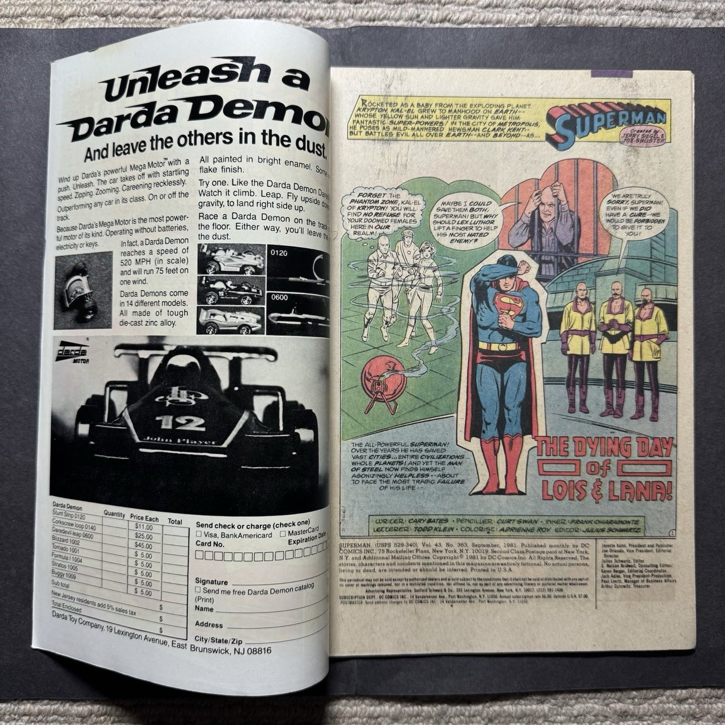 Superman 363 - Bronze Age Dc Comics 1981