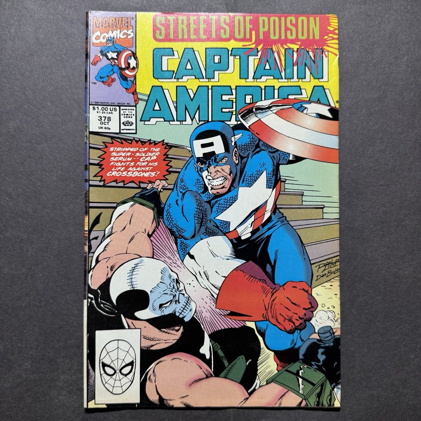 Captain America 378 - Copper Age Marvel Comics 1990