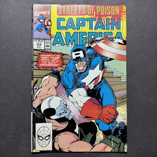 Captain America 378 - Copper Age Marvel Comics 1990