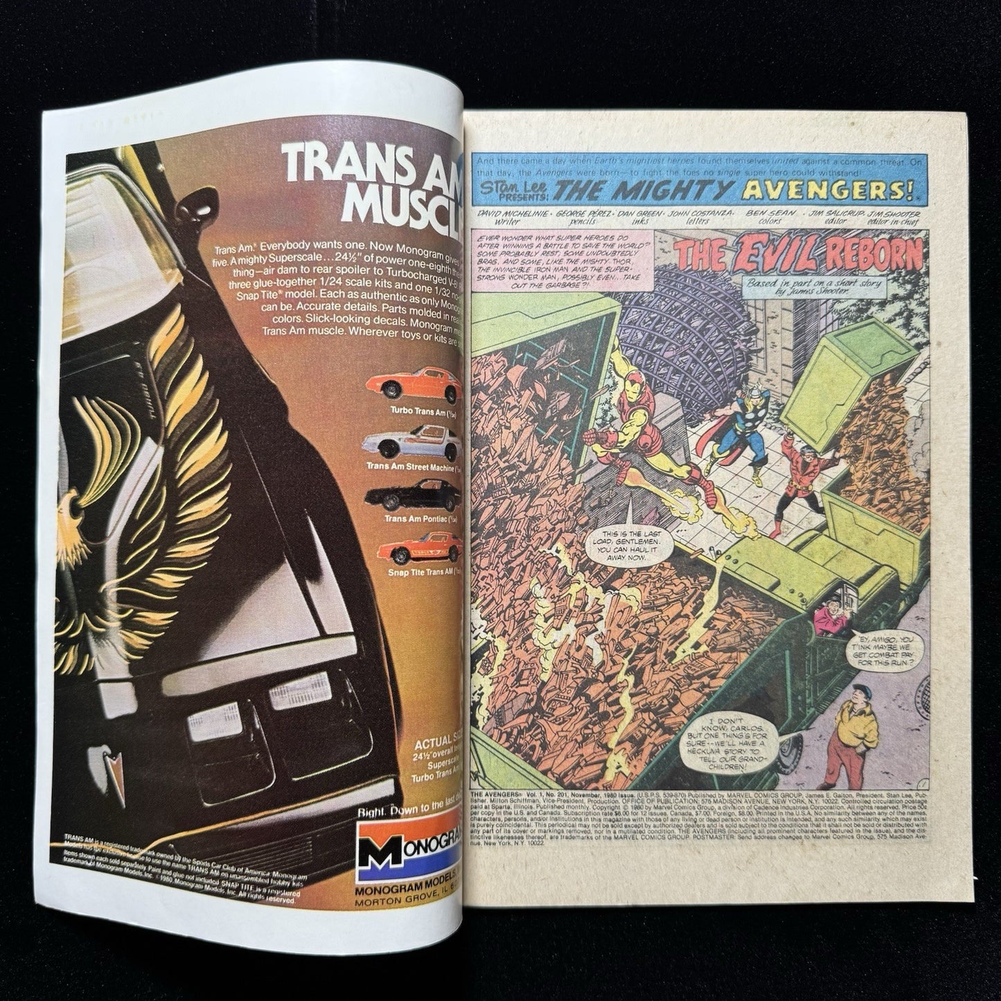 Avengers 201 - Bronze Age Marvel Comics 1980