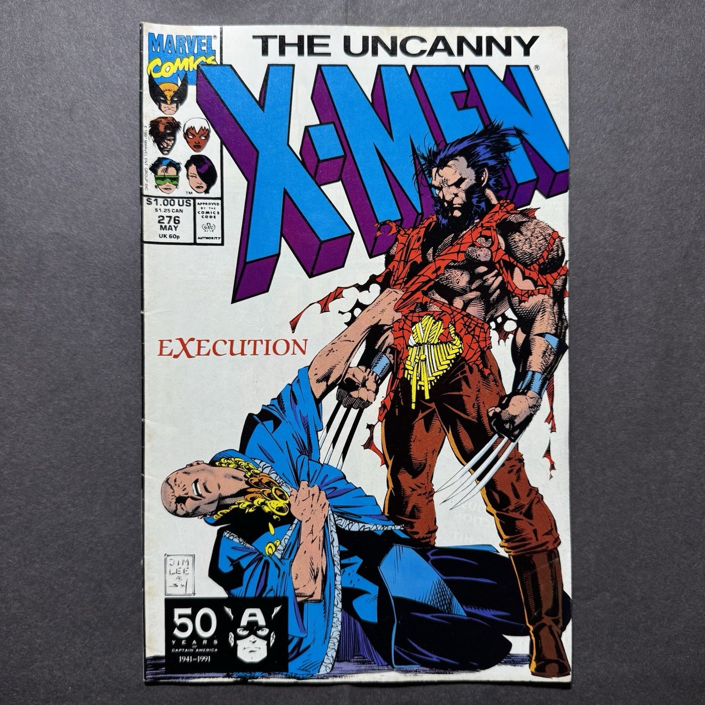 Uncanny X-Men 276/ Copper Age Marvel Comics 1991