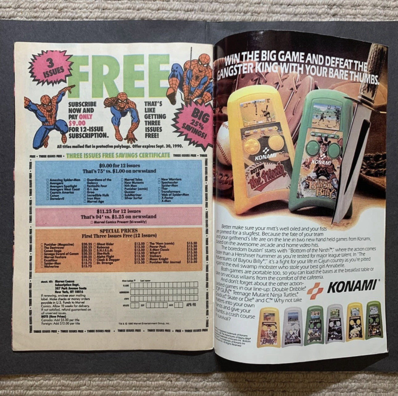 Spectacular Spider-Man 165 - Copper Age Marvel Comics 1990