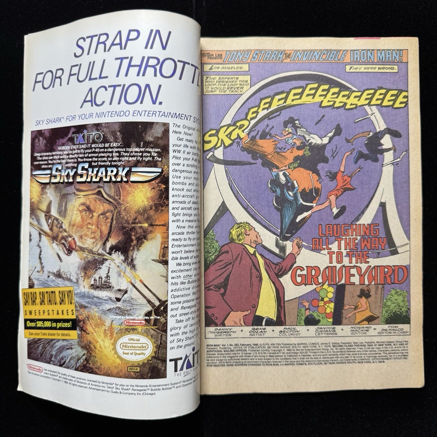 Iron Man 253 - Copper Age Marvel Comics 1990