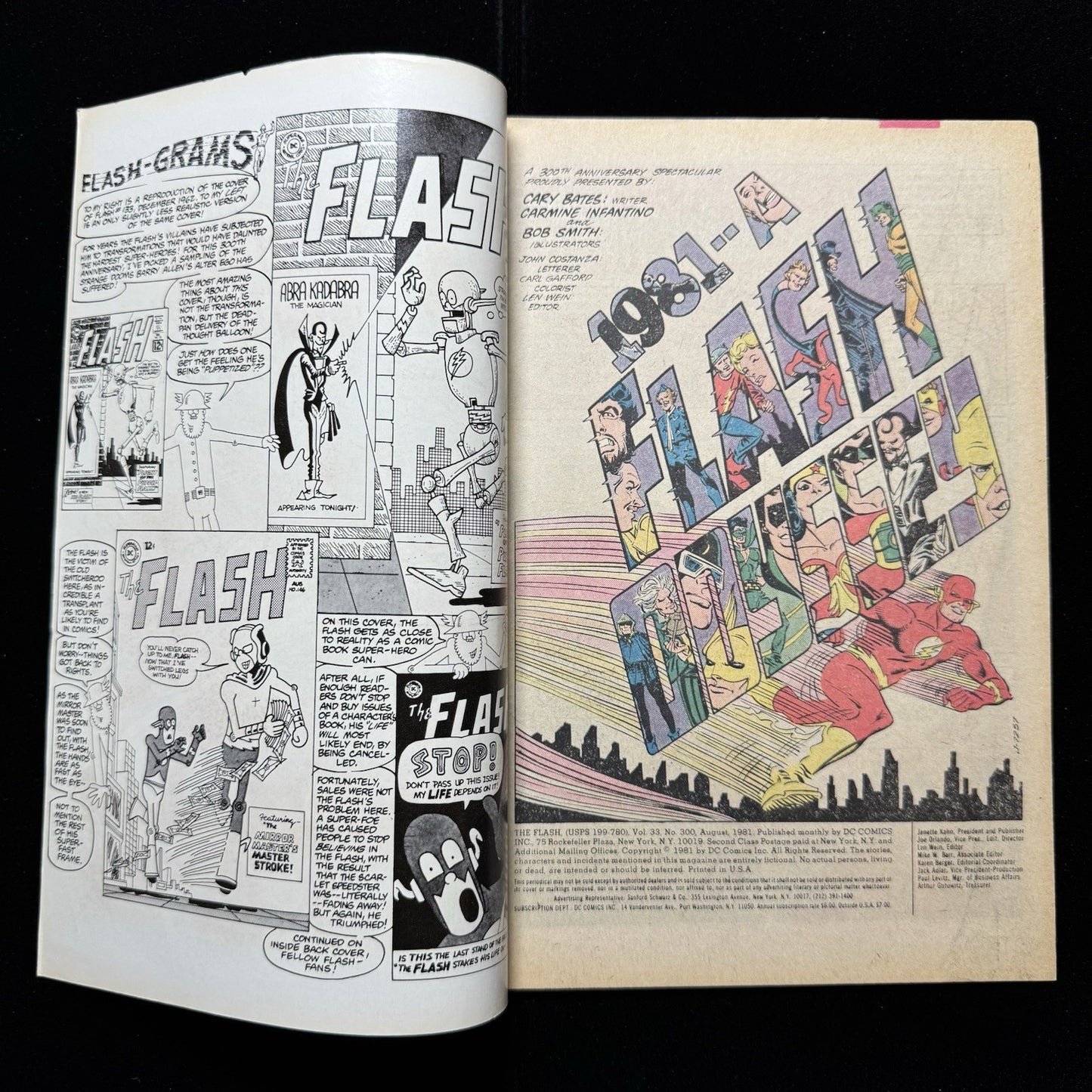 Flash 300 - Bronze Age Dc Comics 1981