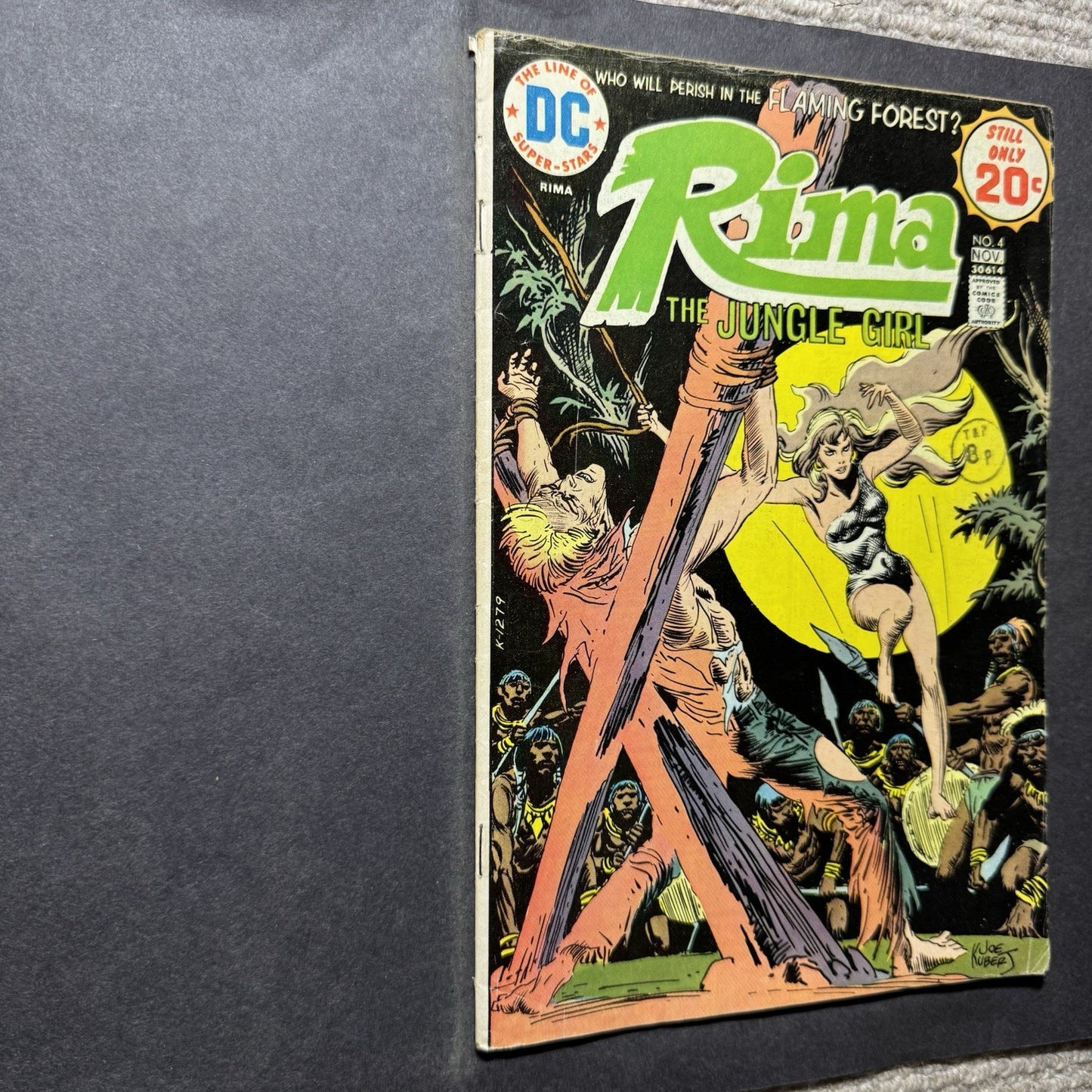 Rima The Jungle Girl 4 - Bronze Age Dc Comics 1974