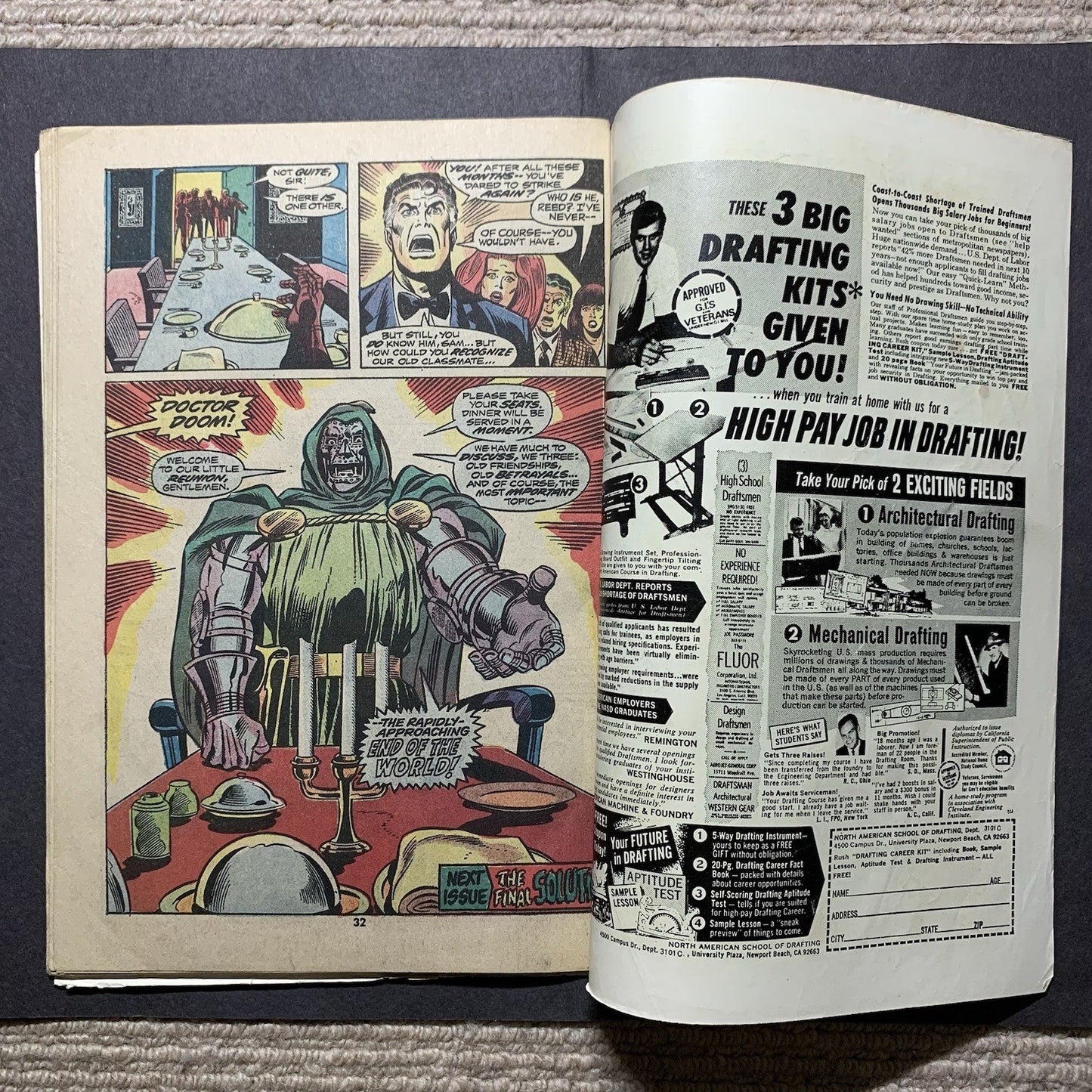 Fantastic Four 142/ Bronze Age Marvel Comics 1974/ Restored Staple