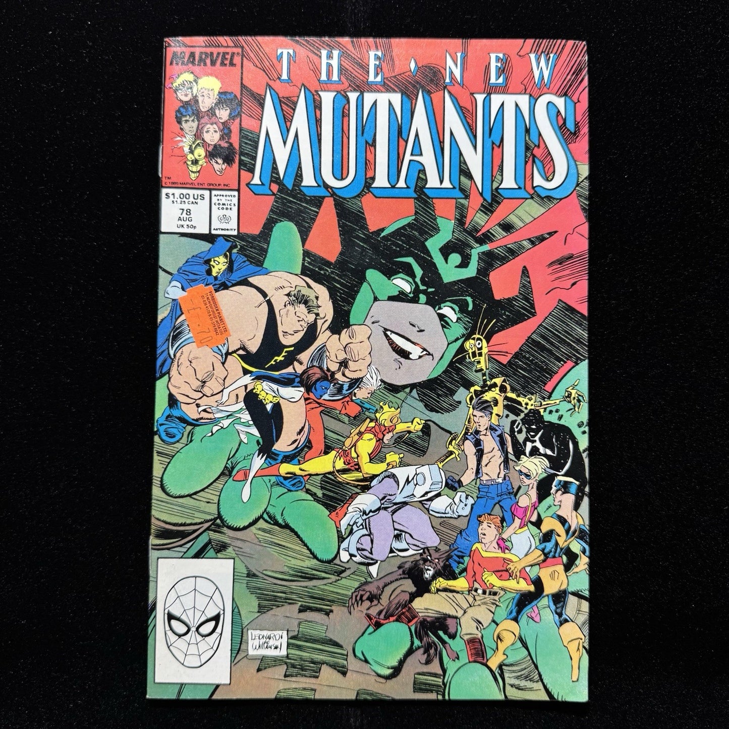 New Mutants 78 - Copper Age Marvel Comics 1989