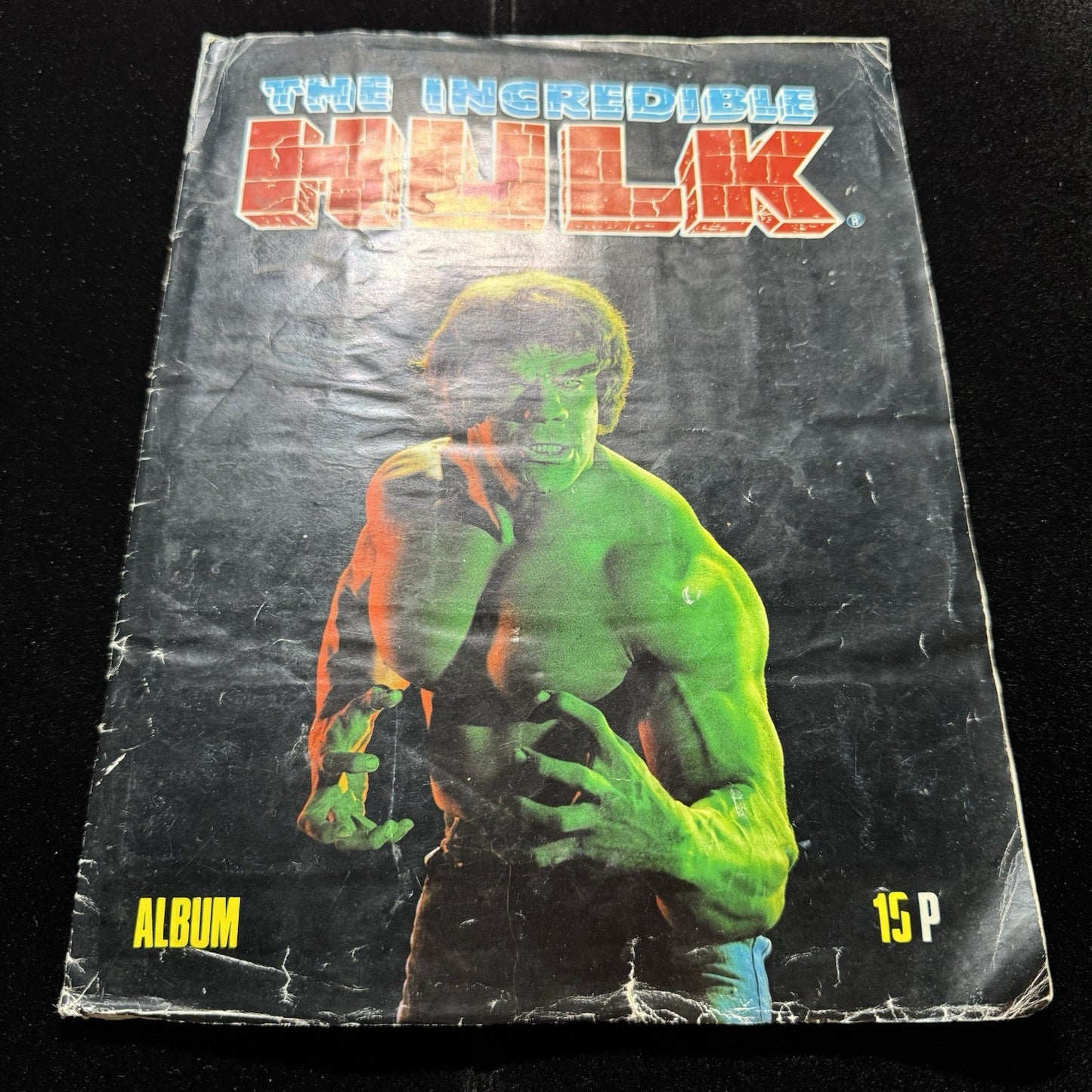 The Incredible Hulk 1979 Sticker Album UK – Marvel – Vintage Collectable