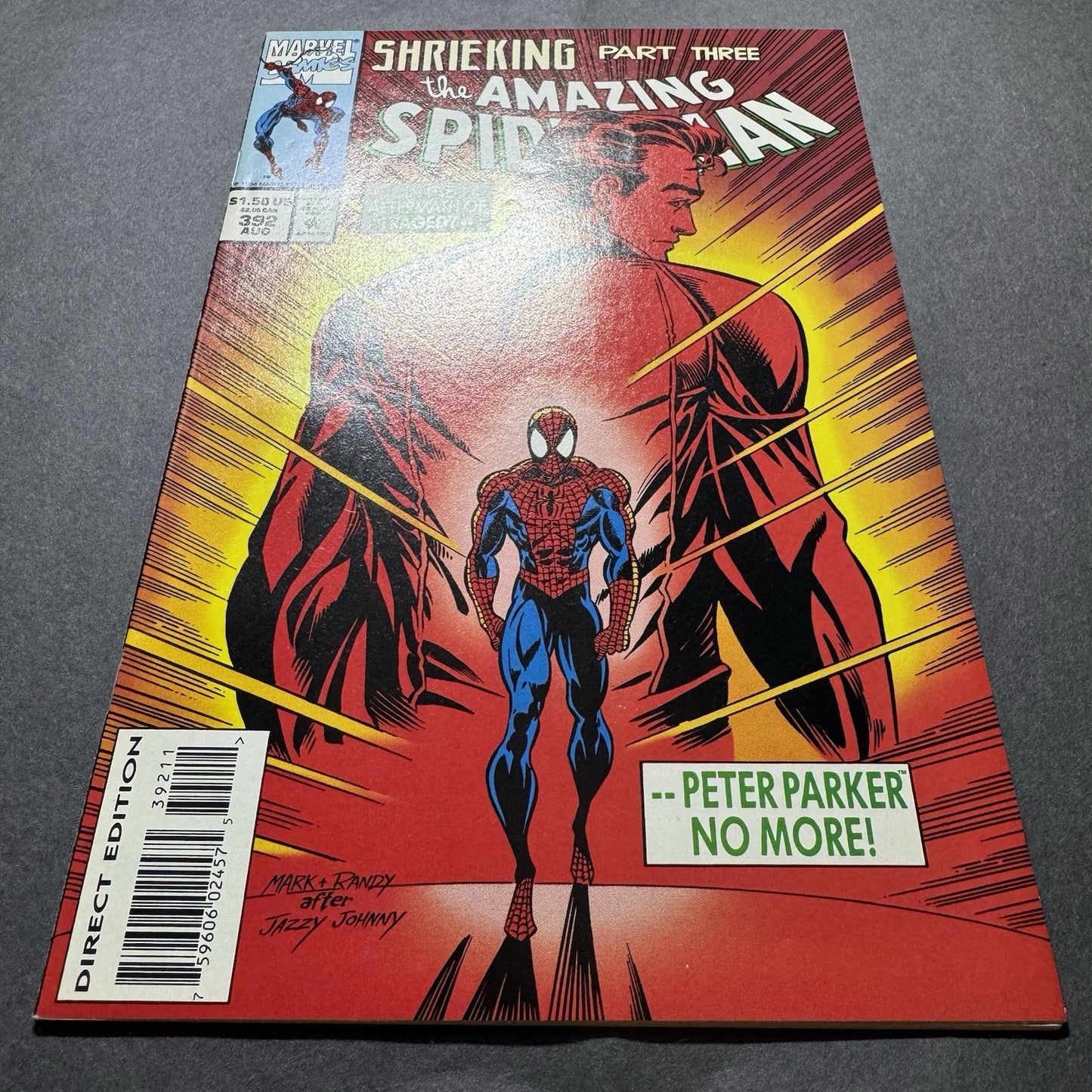 Amazing Spider-Man 392 - Cover Homage Of Amazing Spider-Man 50 - Marvel 1994