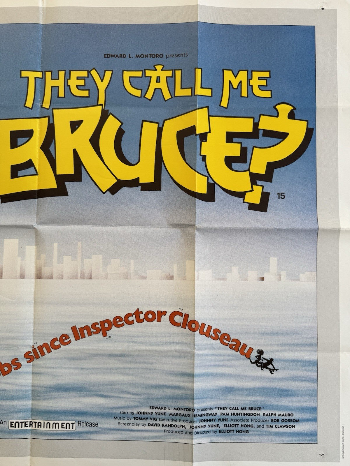 They Call Me Bruce? 1982 Original UK Quad Poster – Scarce (Possibly Withdrawn)