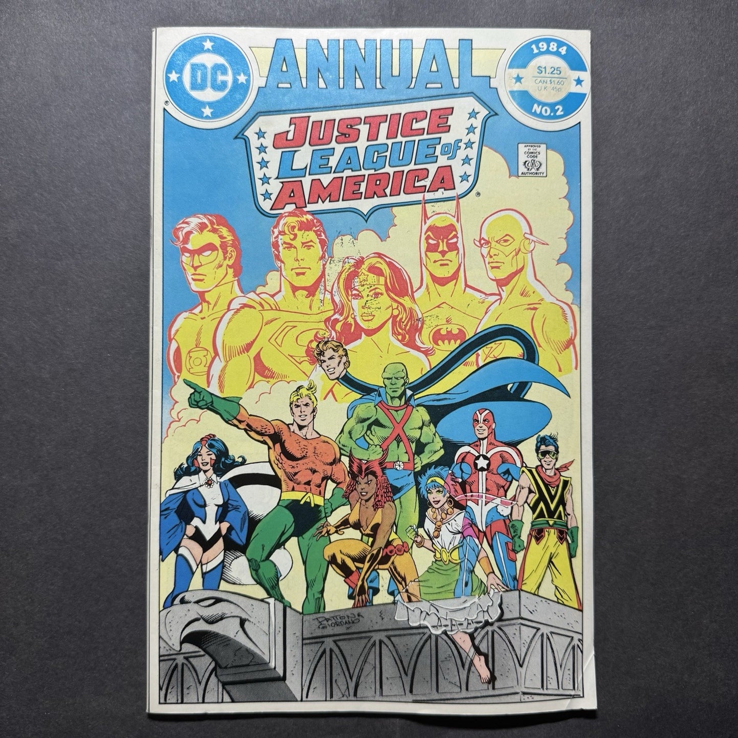 Justice League Annual 2 - 1st App Justice League Detroit - Copper Age Dc 1984