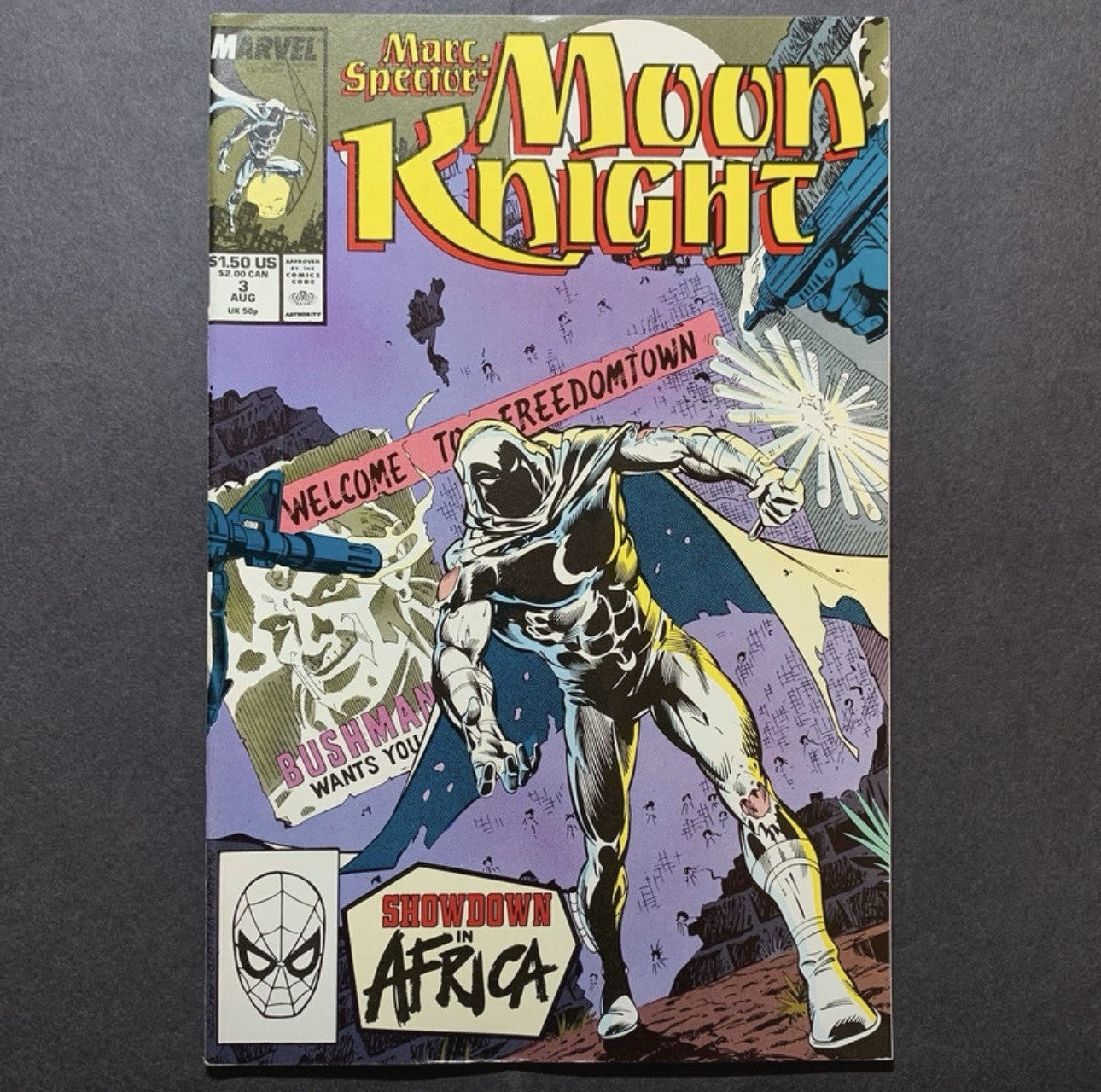Marc Spectre Moon Knight 3 - Copper Age Marvel Comics 1989