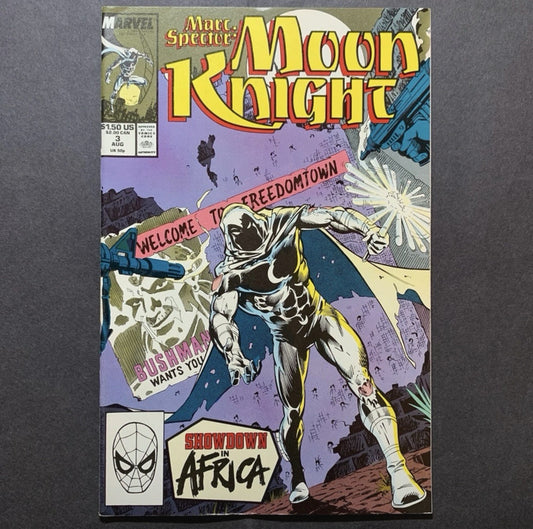 Marc Spectre Moon Knight 3 - Copper Age Marvel Comics 1989