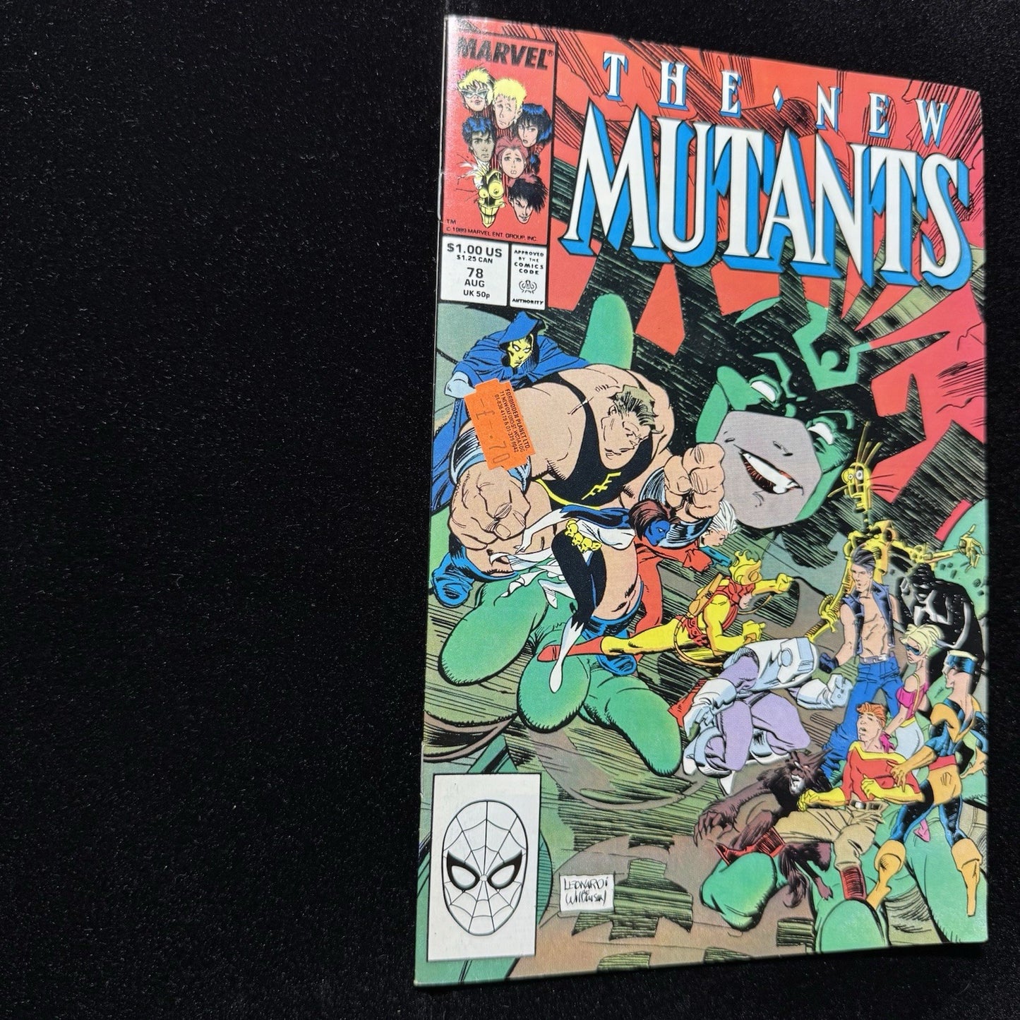 New Mutants 78 - Copper Age Marvel Comics 1989