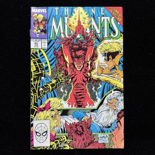 New Mutants 85 - Early Collab Of Liefeld And McFarlane - Copper Age Marvel 1990