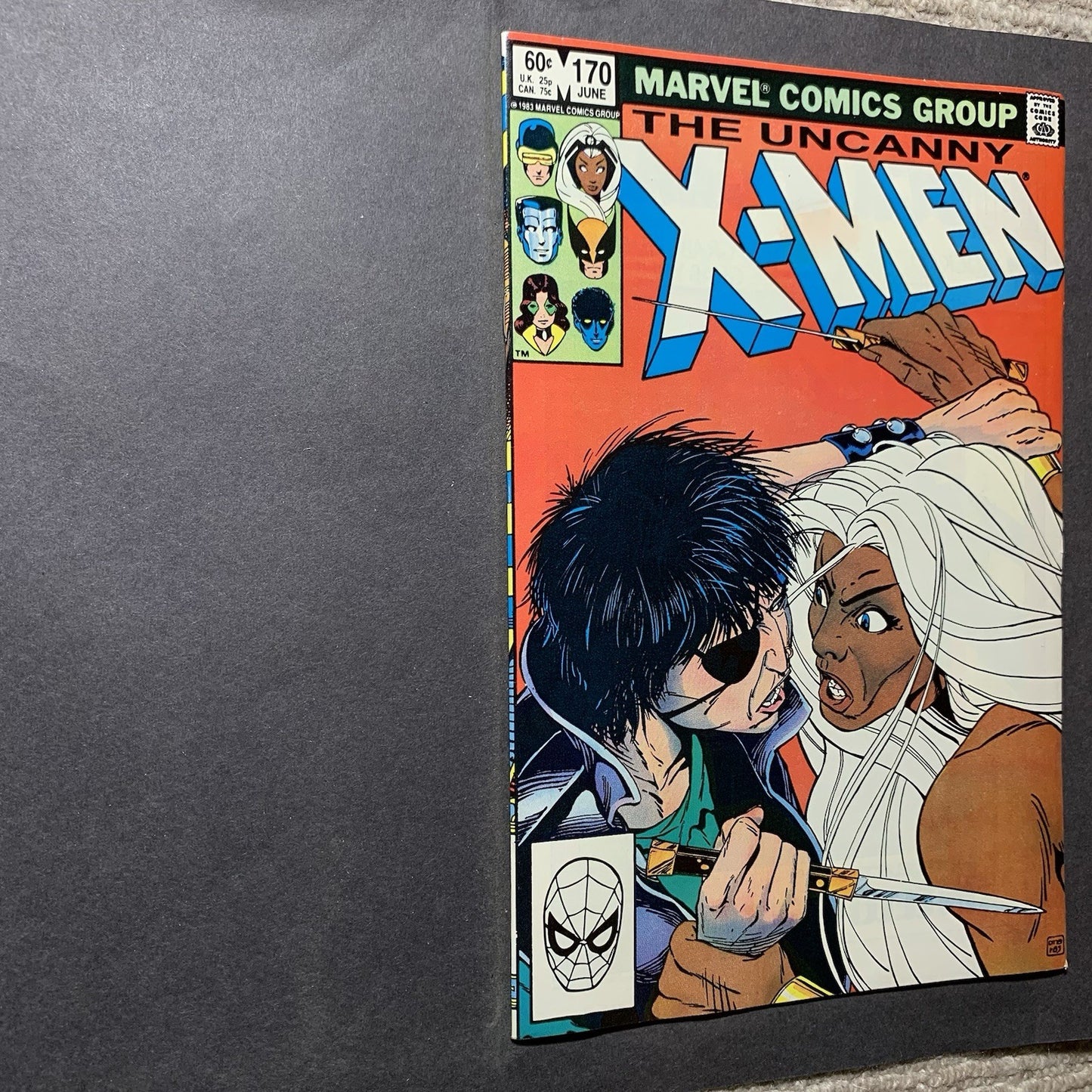 Uncanny x-men 170/ Bronze Age marvel comics 1983