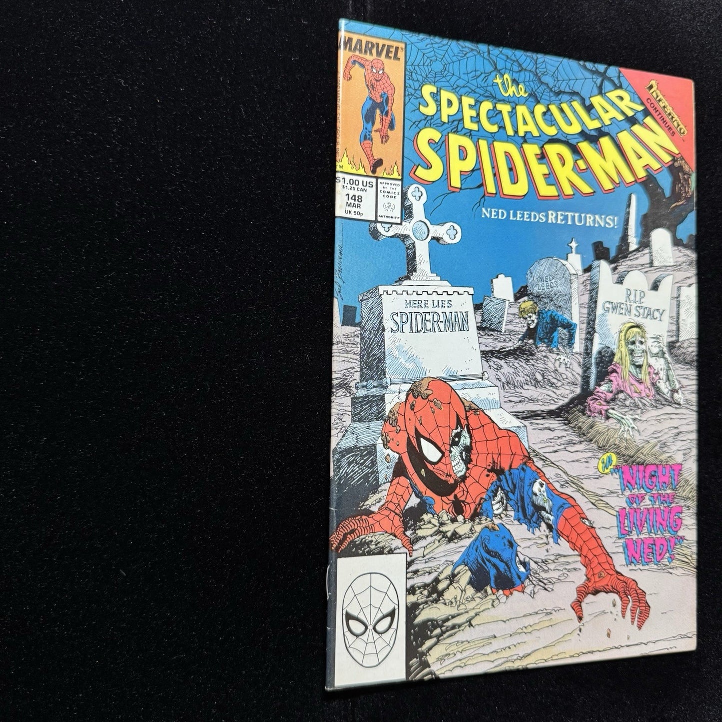Spectacular Spider-Man 148 - Copper Age Marvel Comics 1989