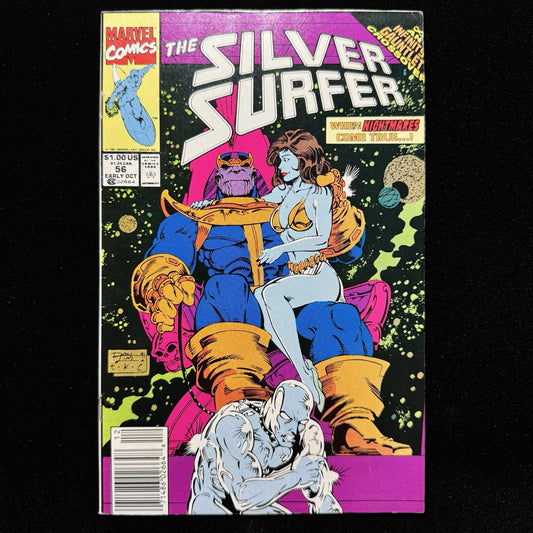 Silver Surfer 56 - Newsstand - Copper Age Marvel Comics 1991