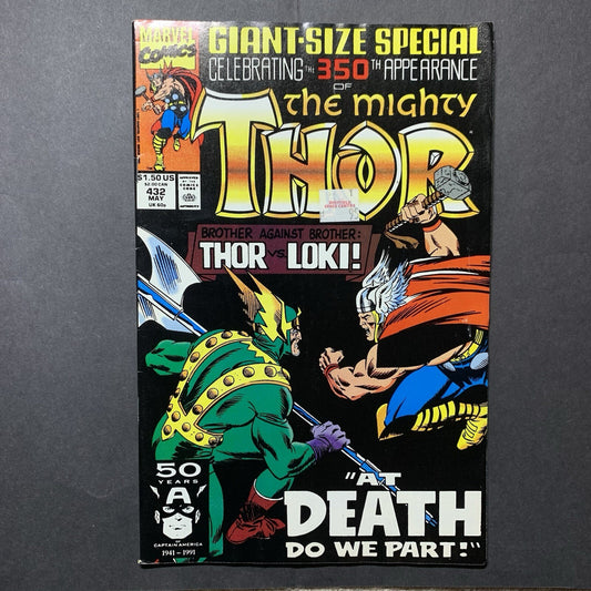 Thor 432/ Copper Age Marvel Comics 1991