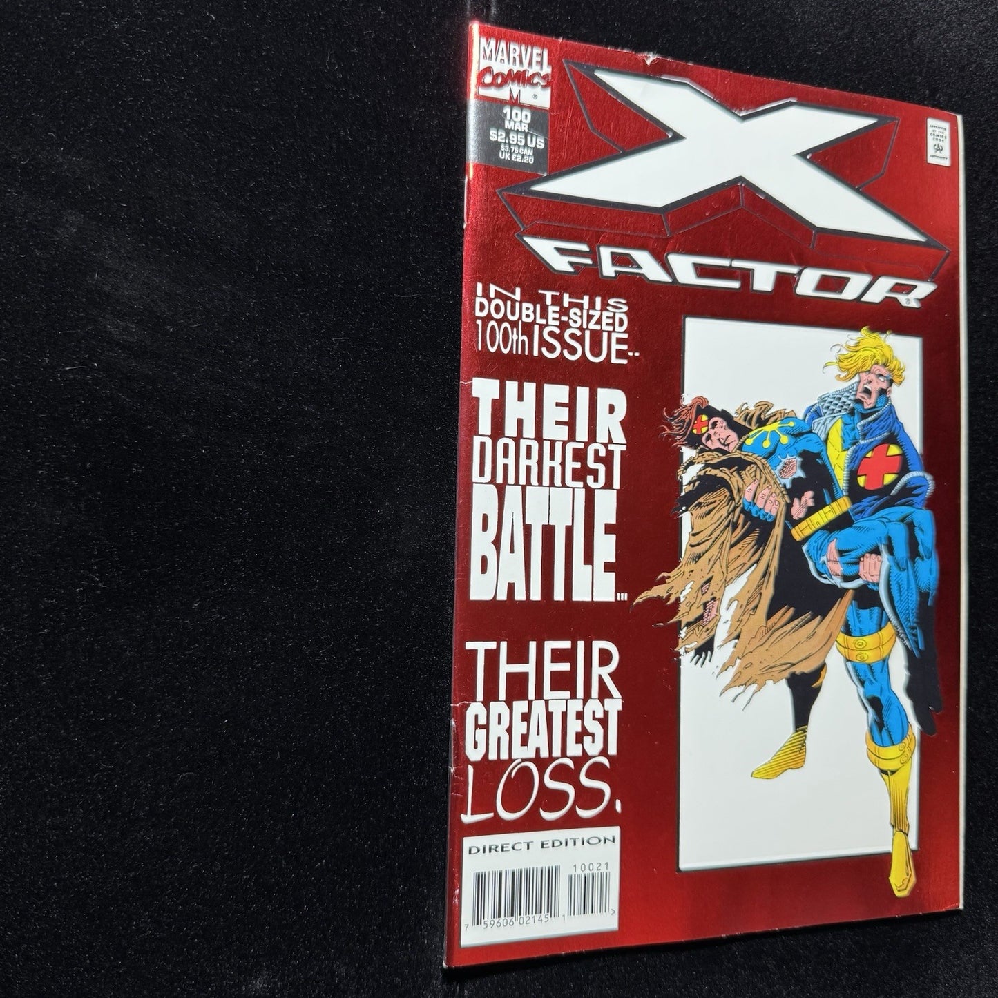 X-Factor 100 - Variant Foil Cover - Modern Age Marvel Comics 1994