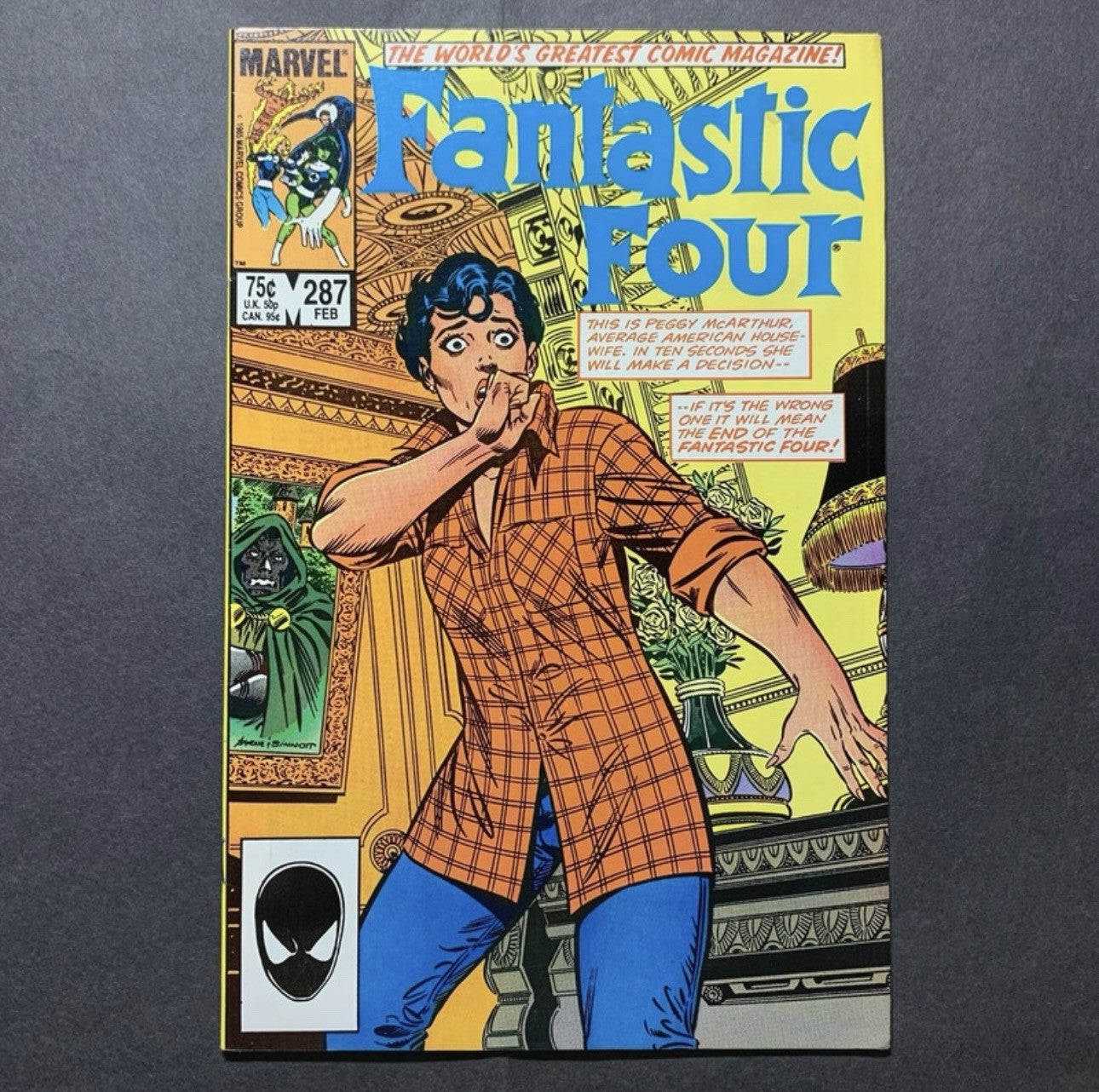 Fantastic Four 287/ copper age marvel comics 1986