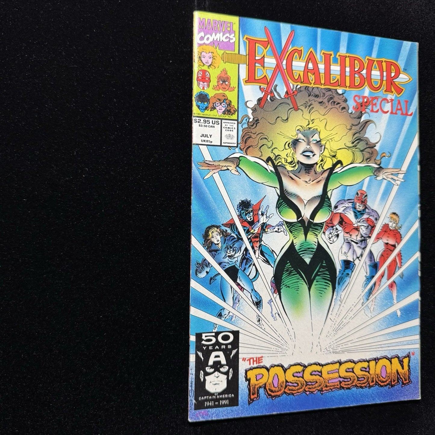 Excalibur Special: The Possession 0 - Copper Age Marvel Comics 1991