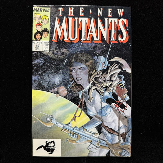 New Mutants 63 - Copper Age Marvel Comics 1988